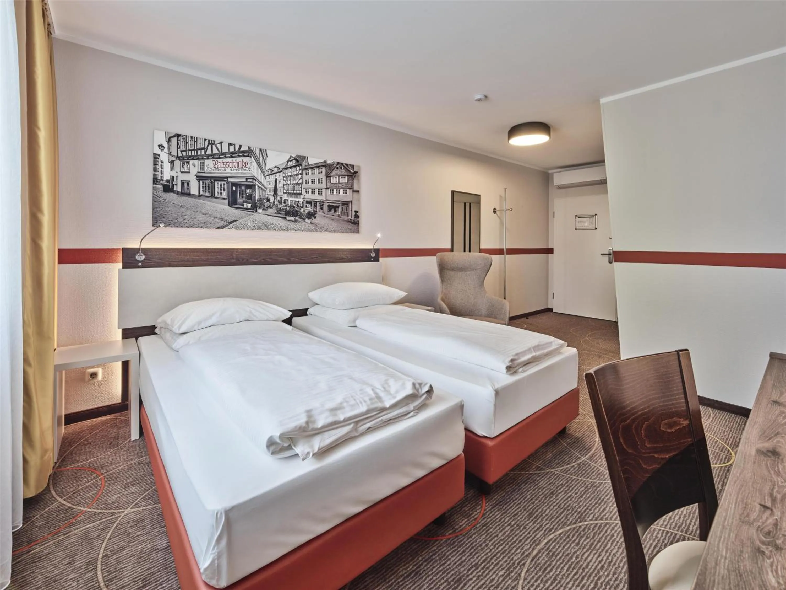 Bedroom, Bed in Best Western Hotel Wetzlar