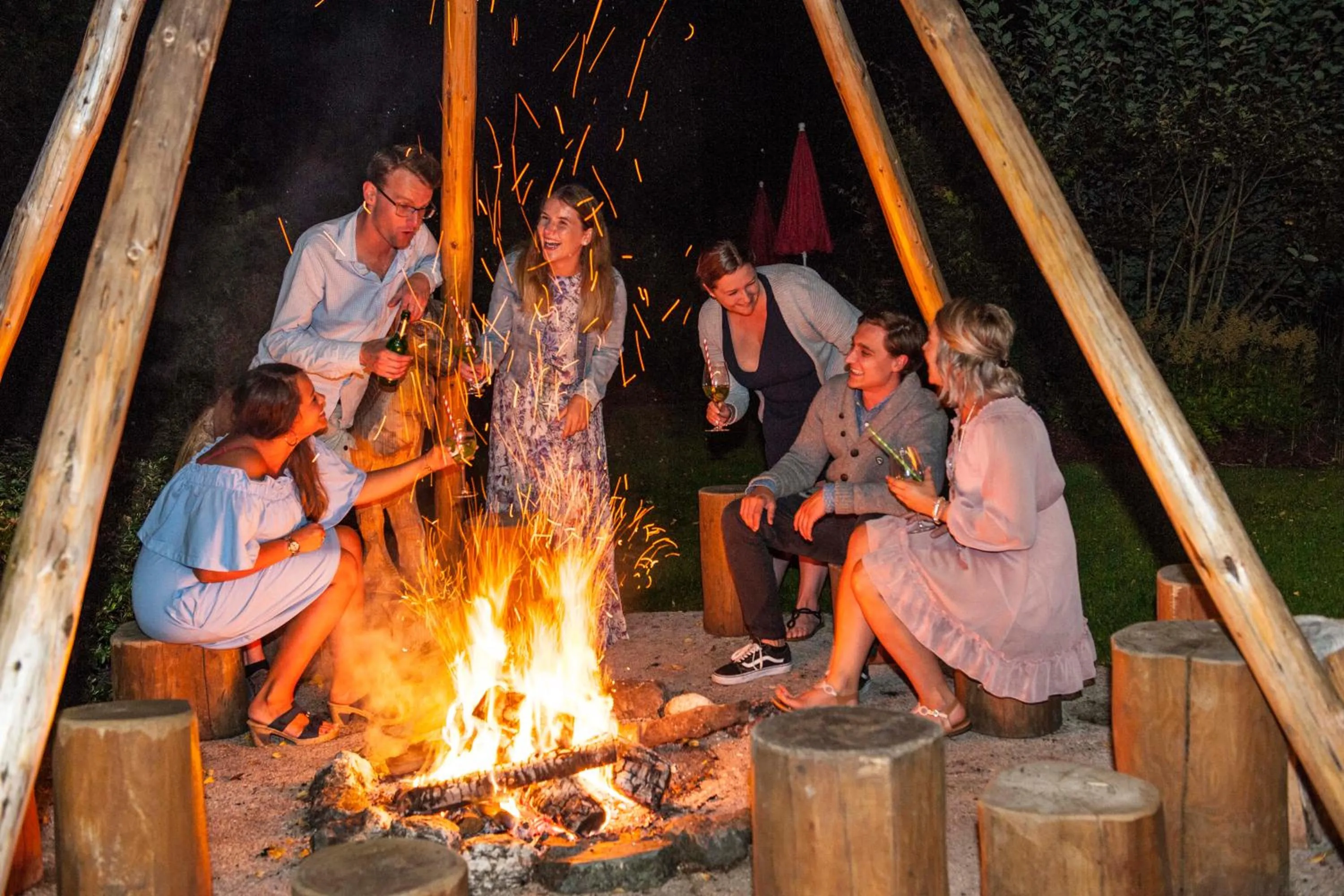 Evening entertainment in Ferienappartements Landhof