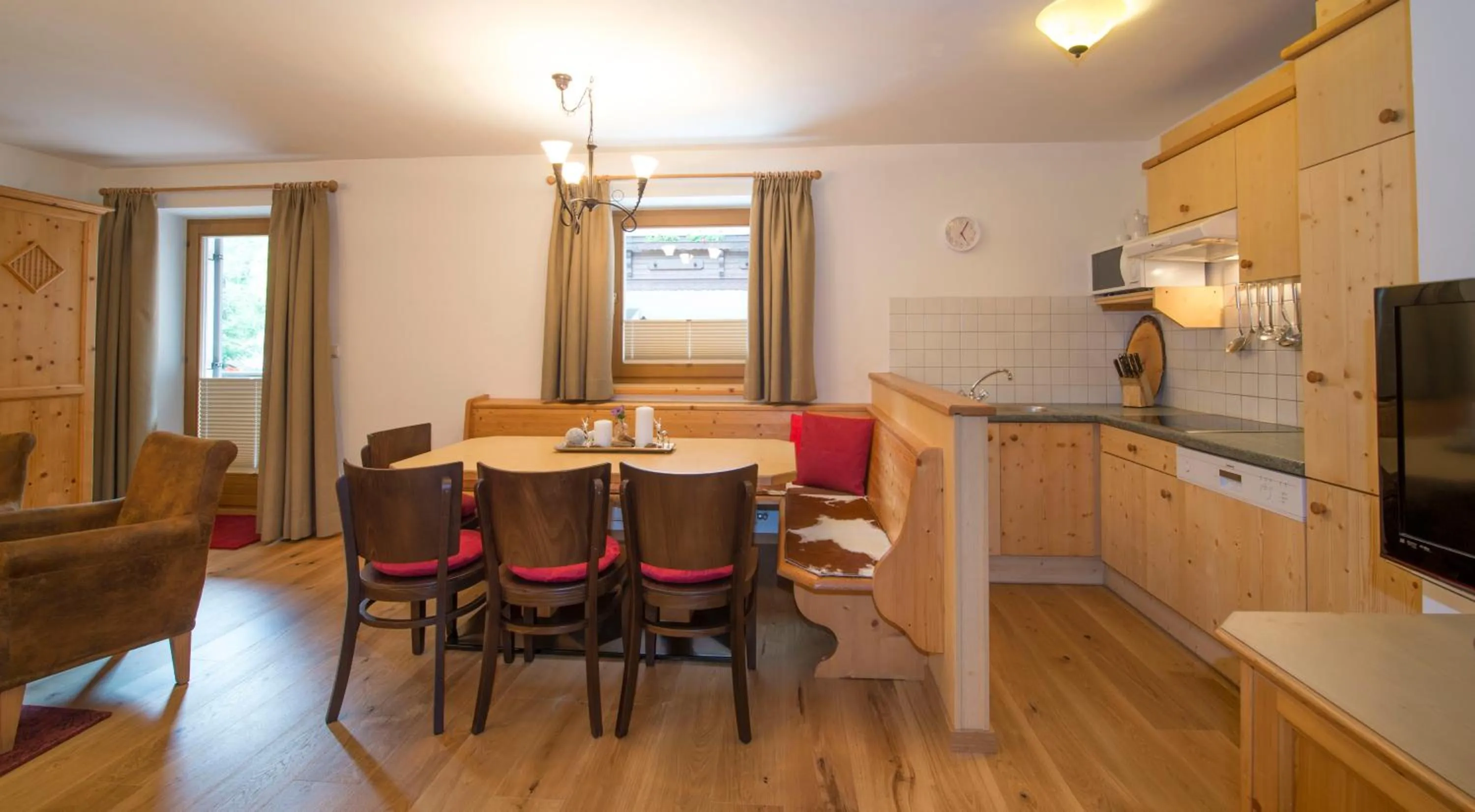 Dining area in Ferienappartements Landhof