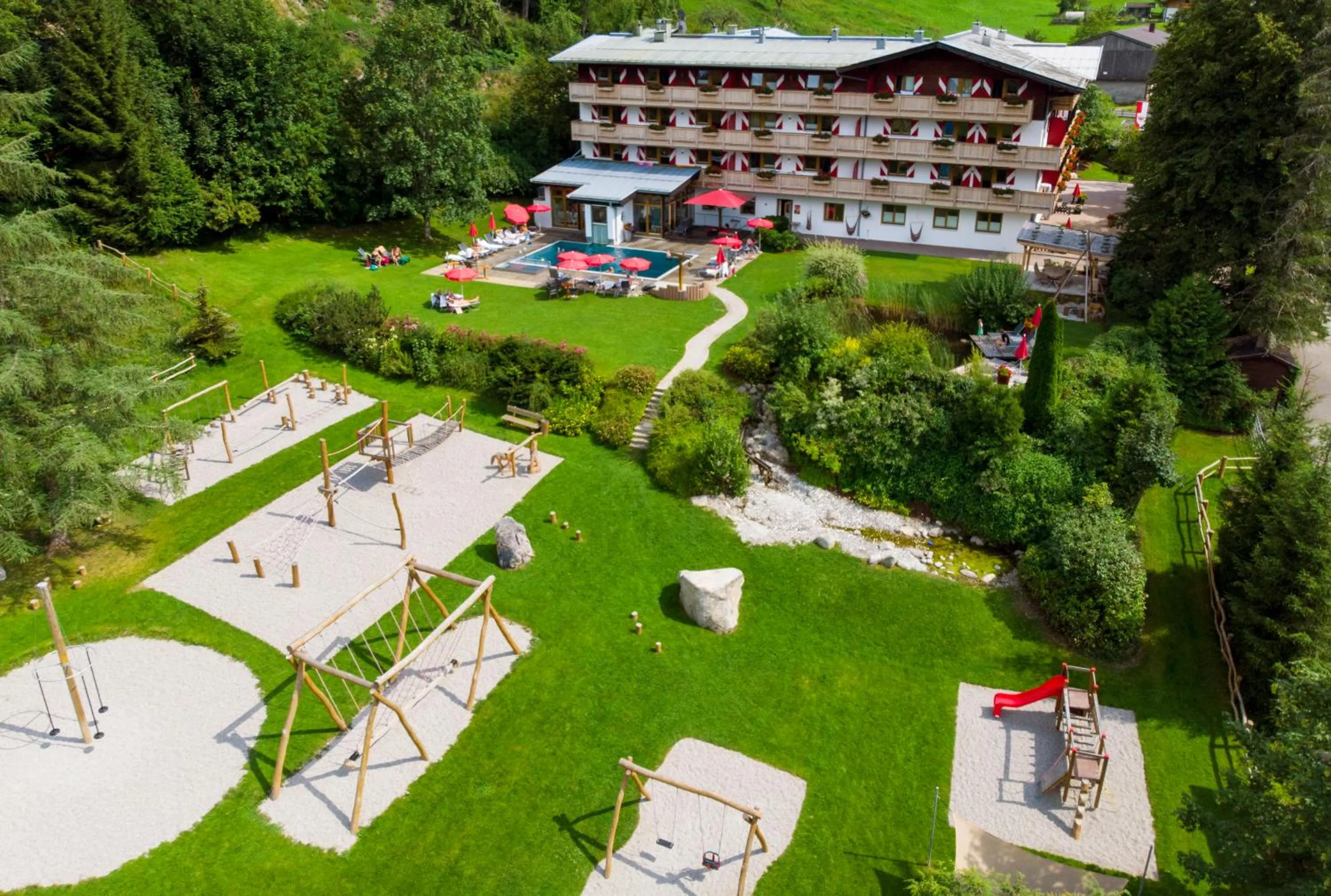 Bird's eye view in Ferienappartements Landhof