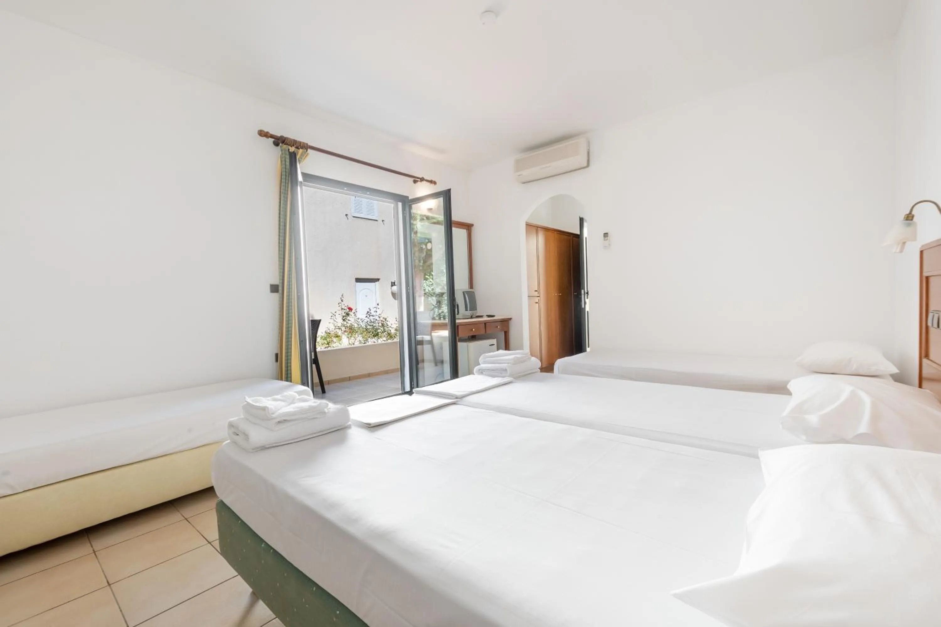 Bedroom, Bed in Anastasia Hotel Stalis