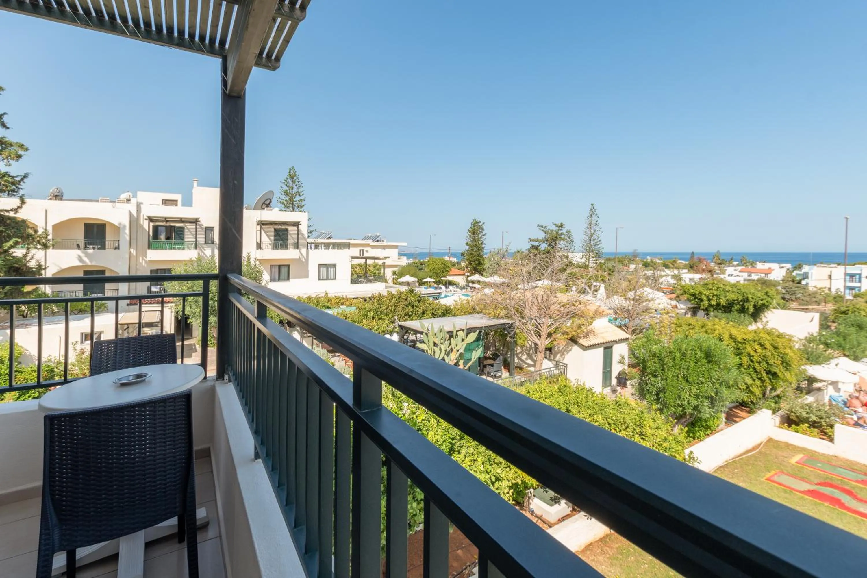 Balcony/Terrace in Anastasia Hotel Stalis