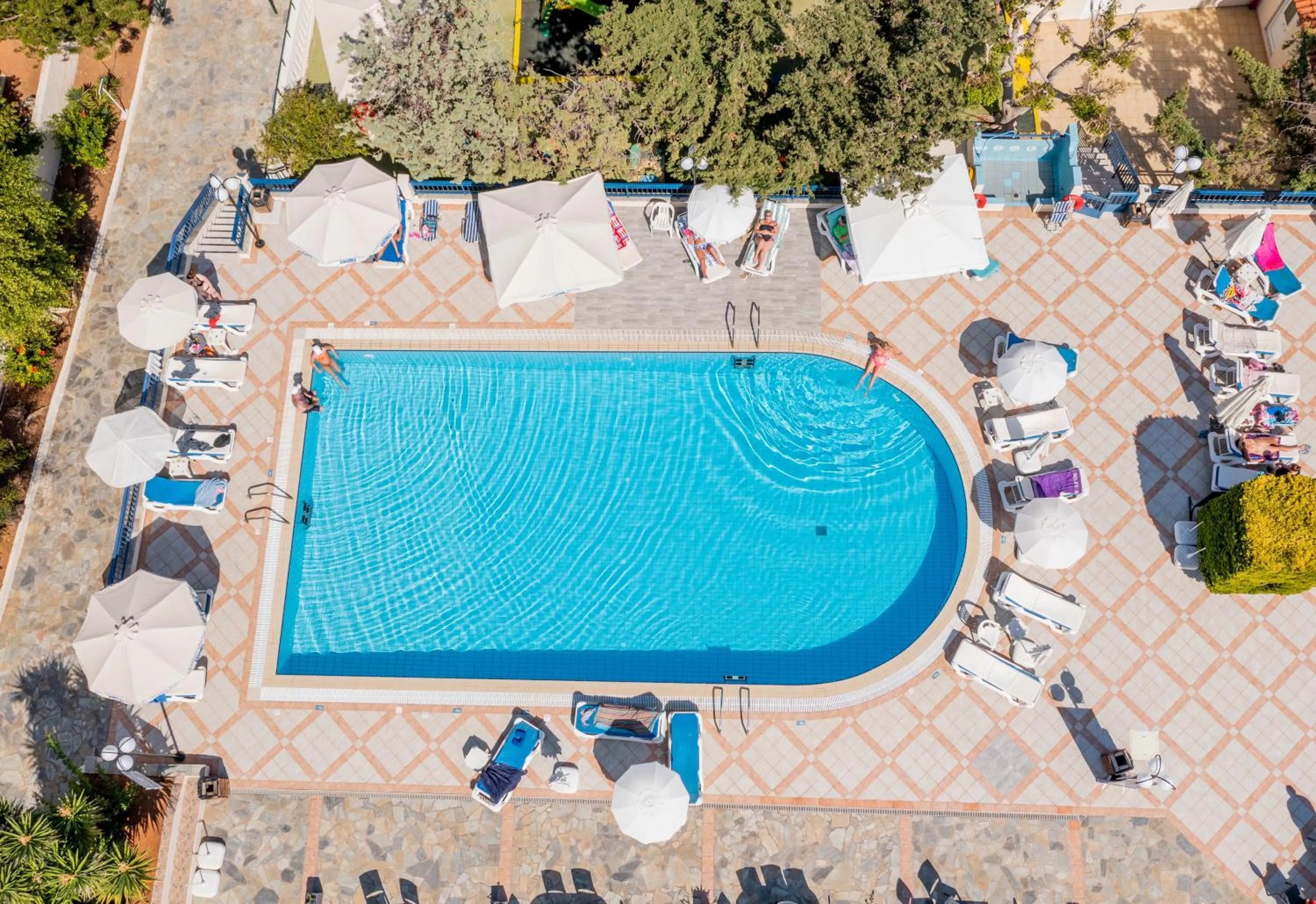 Swimming pool in Anastasia Hotel Stalis