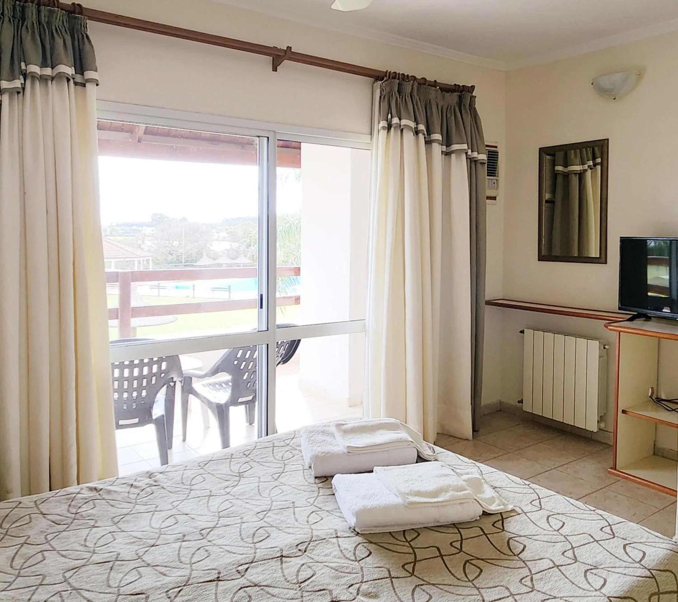 Bed in Terrazas de La Costa Apart Hotel