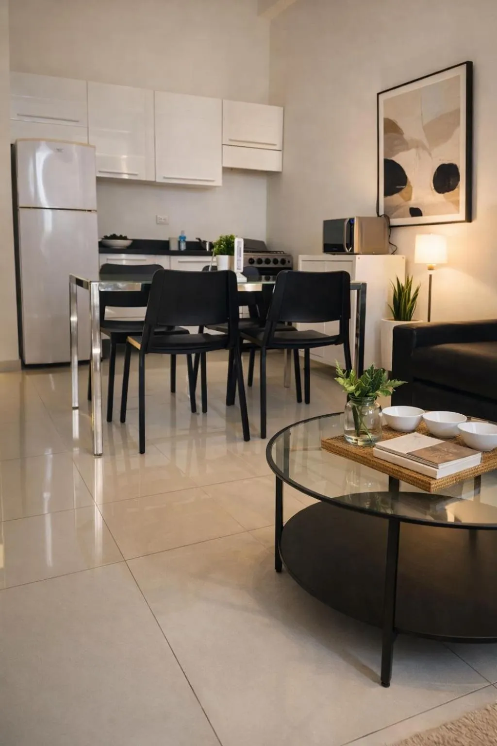 Dining area in Lincoln Suite