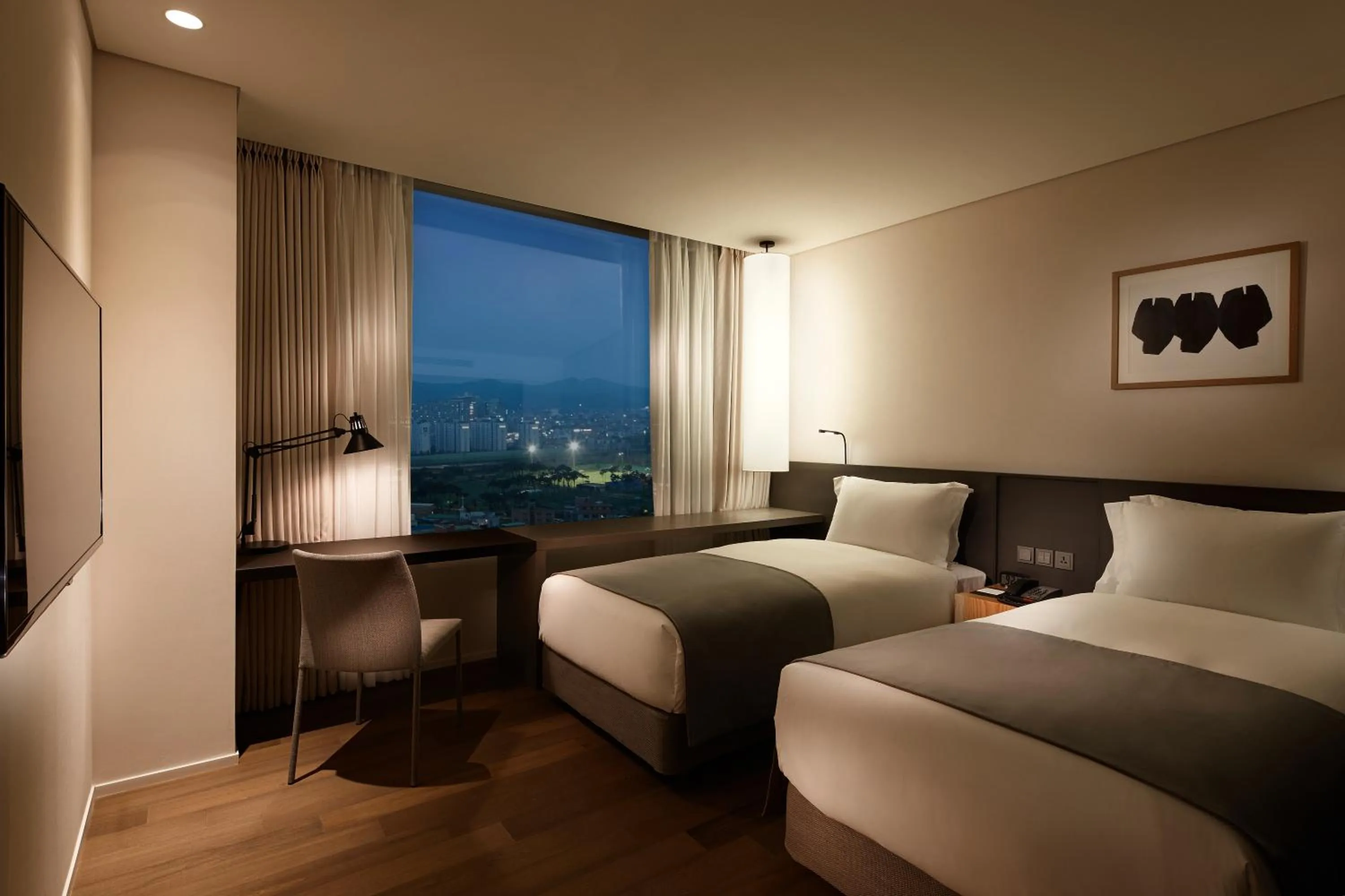 Bed in Shilla Stay Cheonan Asan - Samsung Display City