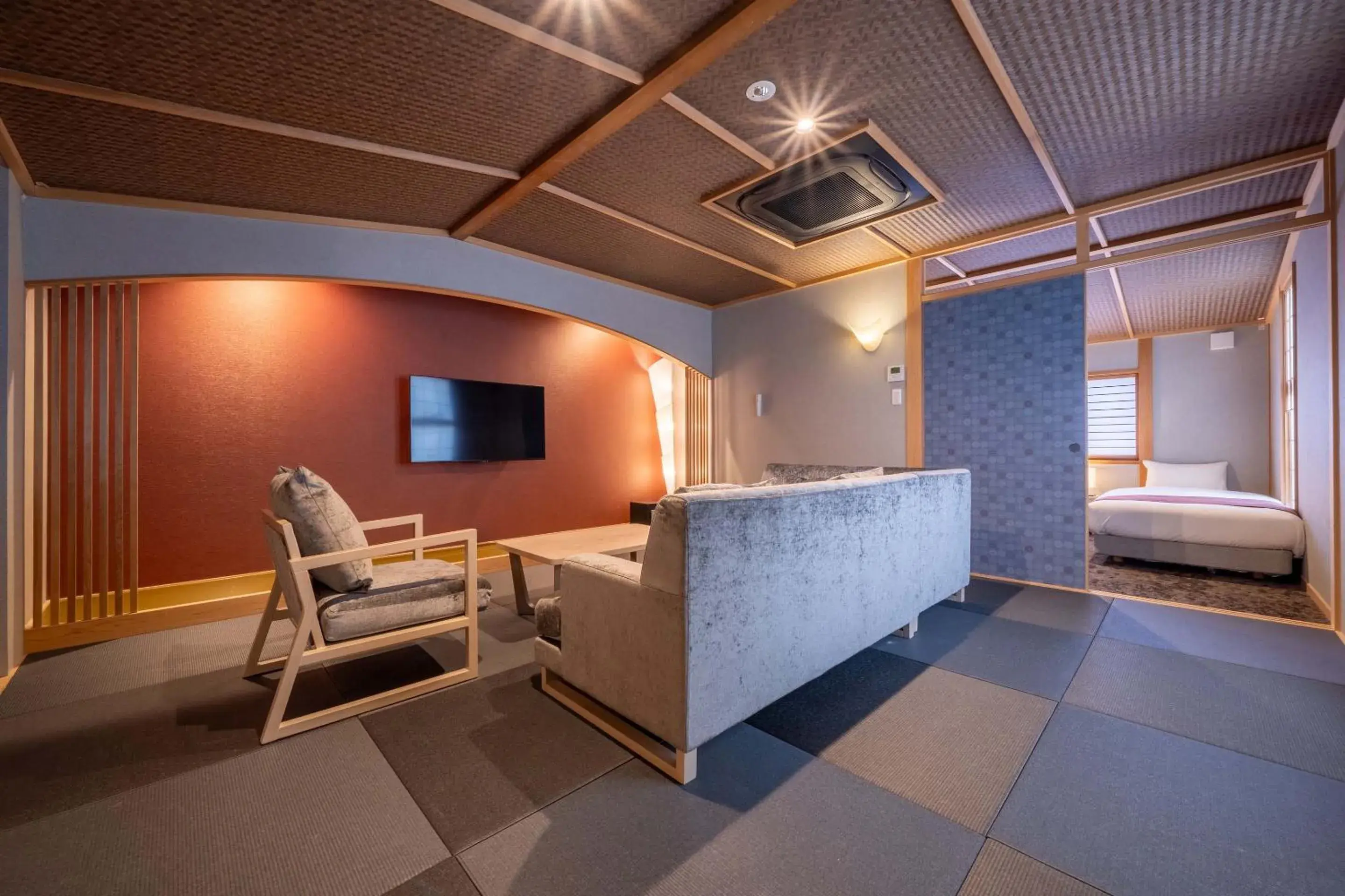 Living room, Bed in RESI STAY Fuyacho Living room, Bed in RESI STAY Fuyacho
