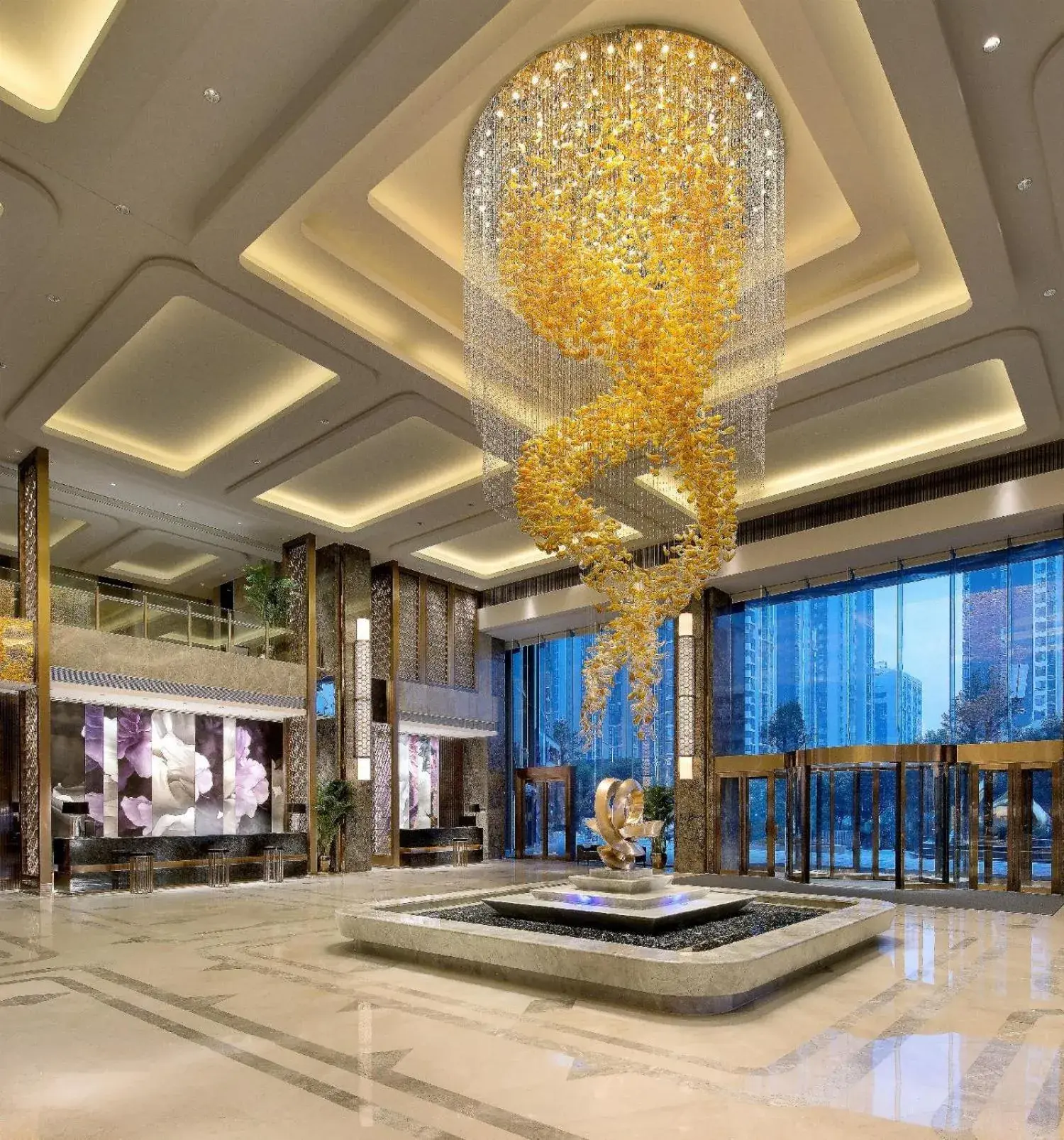 Lobby or reception in Kempinski Hotel Changsha Lobby or reception in Kempinski Hotel Changsha