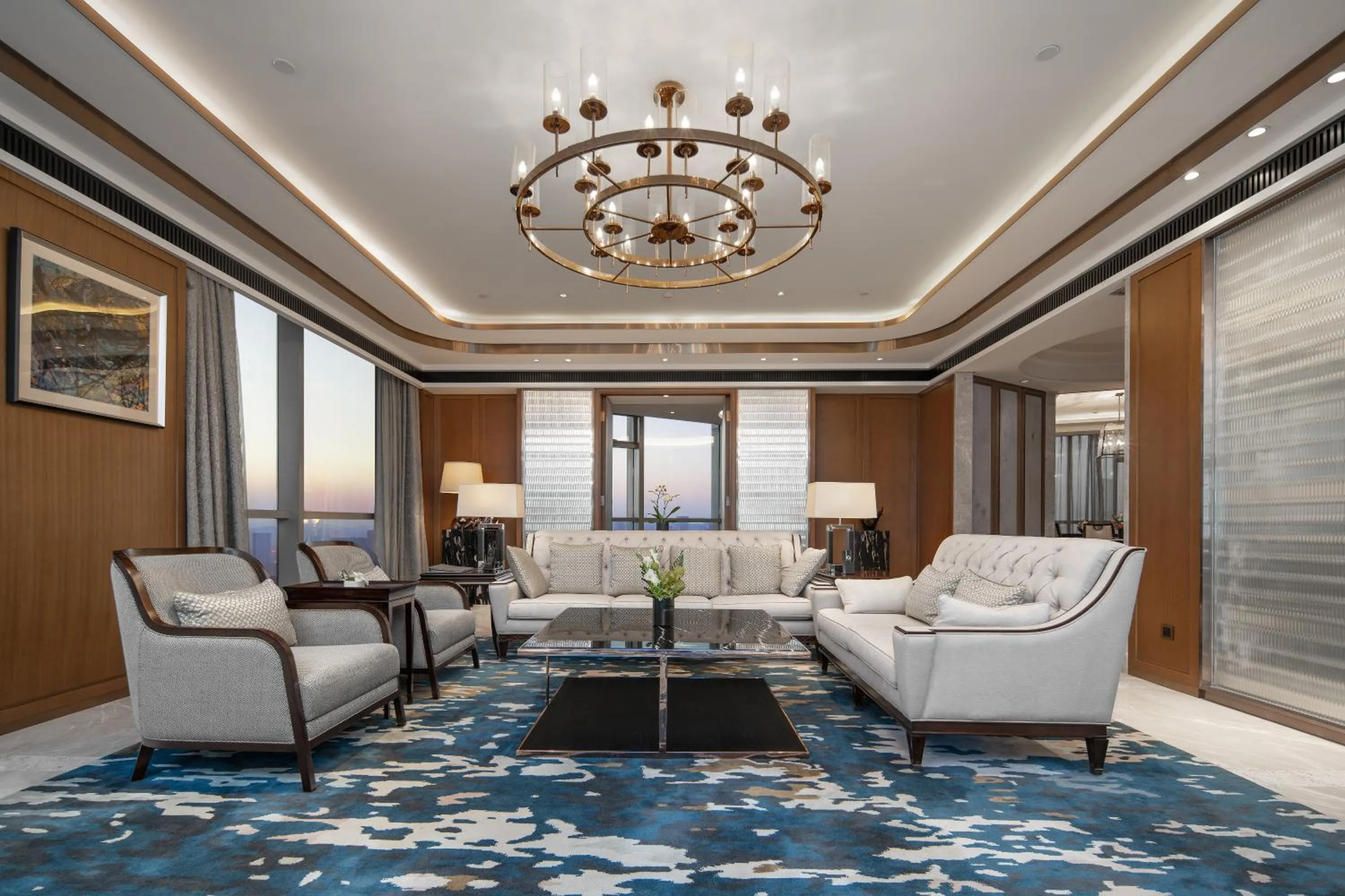 Living room in Kempinski Hotel Changsha