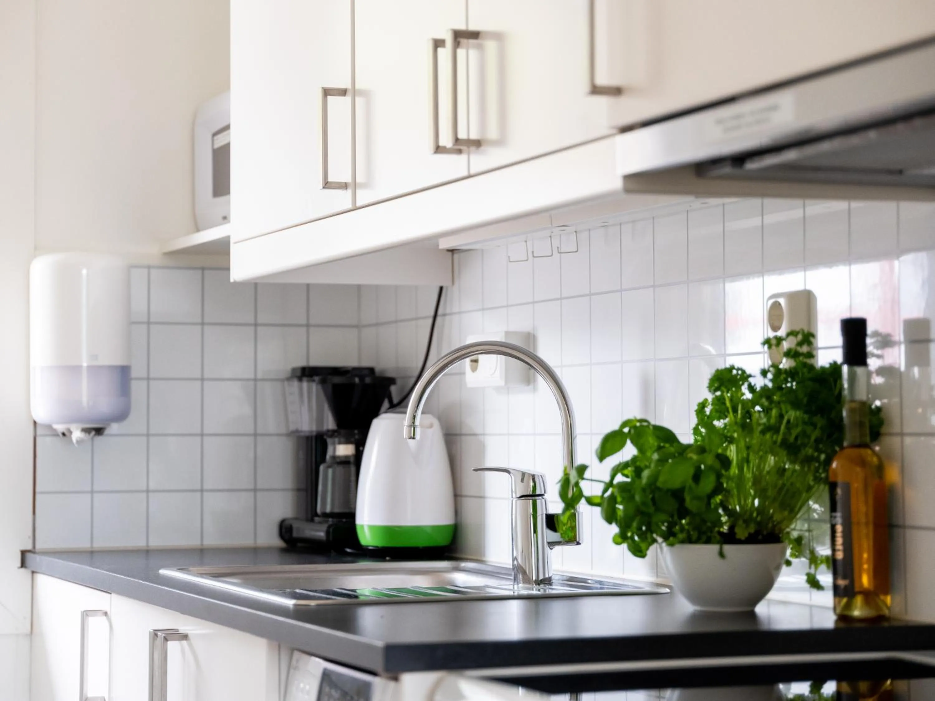 Kitchen or kitchenette in Trolltunga Aparthotel