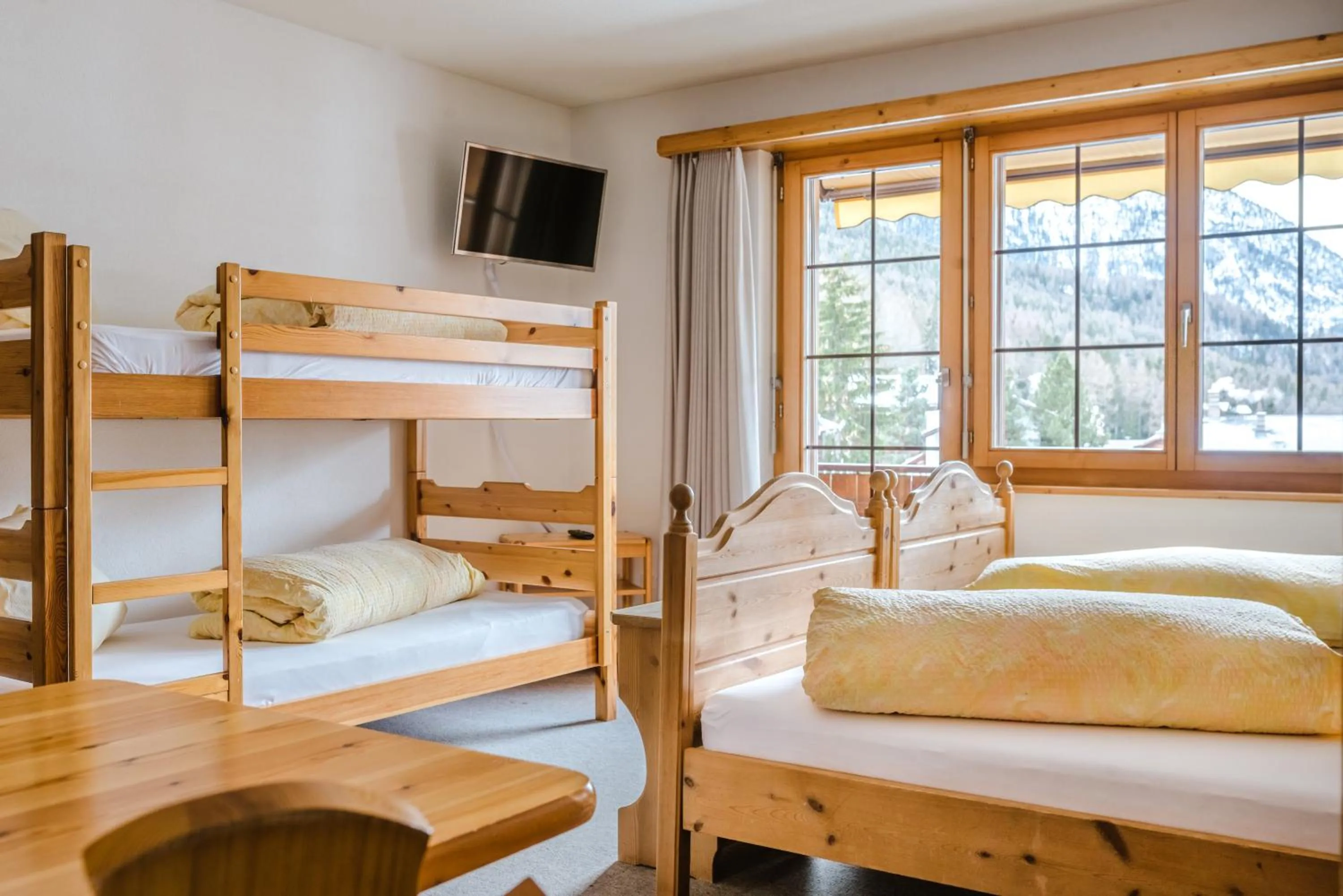 Photo of the whole room, Bed in Aktiv Hotel & Spa Hannigalp