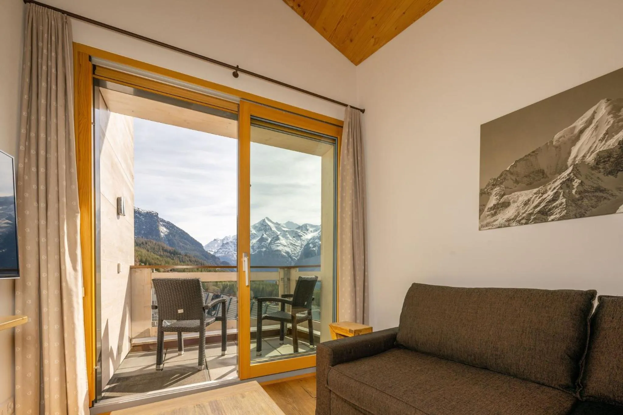 Balcony/Terrace in Aktiv Hotel & Spa Hannigalp