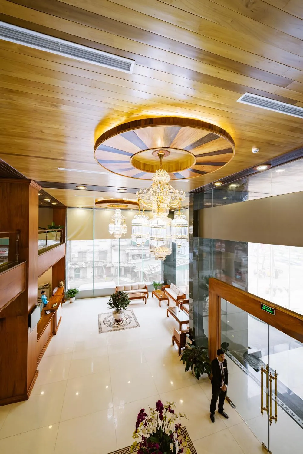 Staff in Lam Giang Hotel