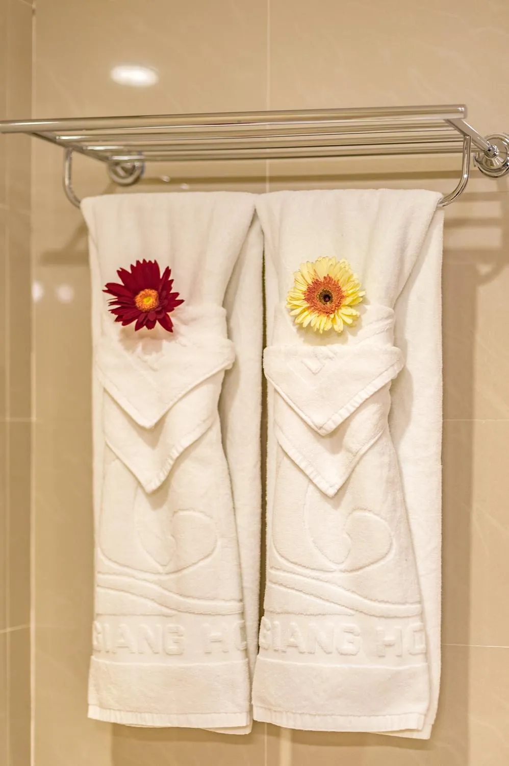 Decorative detail in Lam Giang Hotel