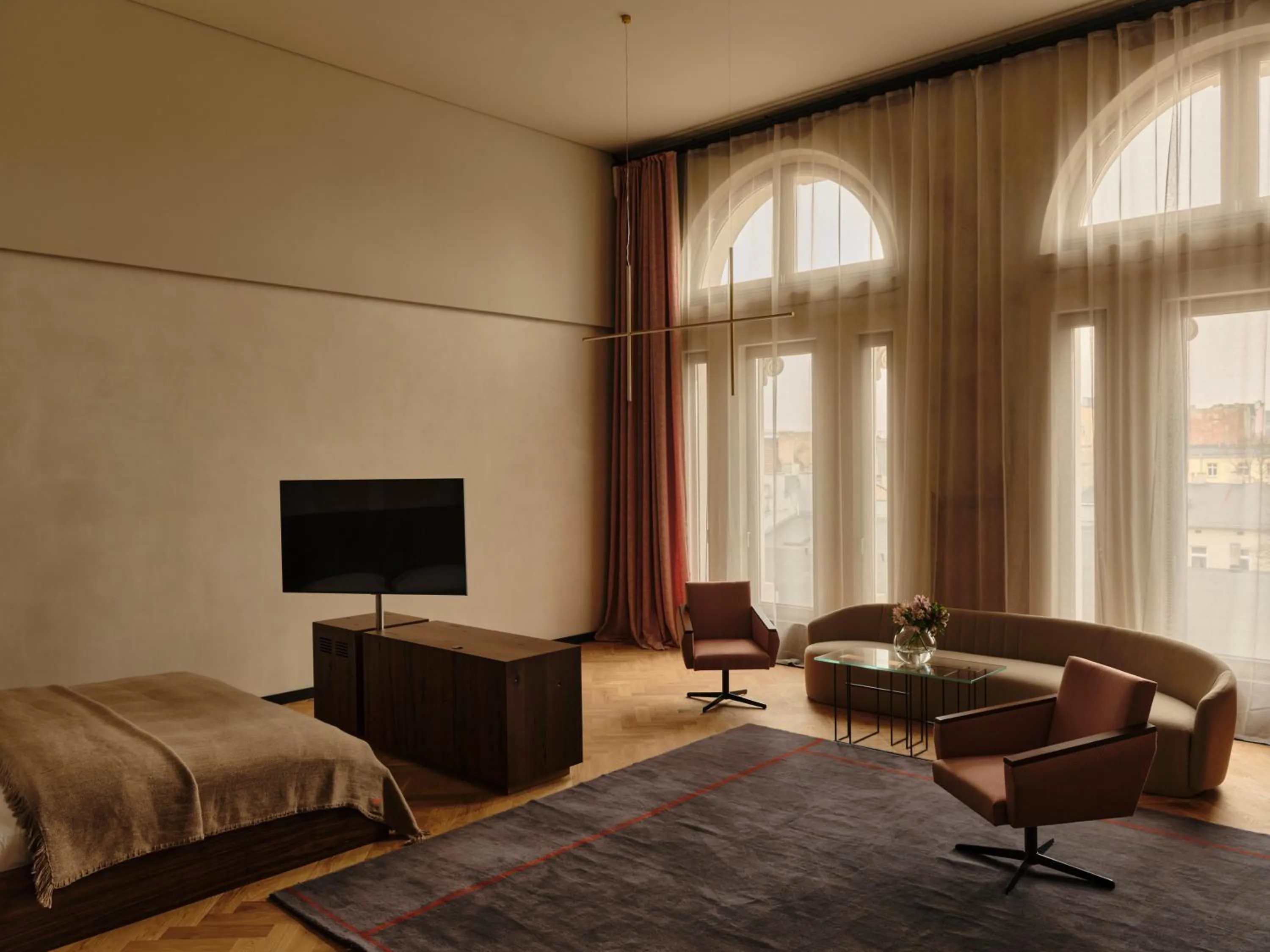 Seating area in Grand Hotel