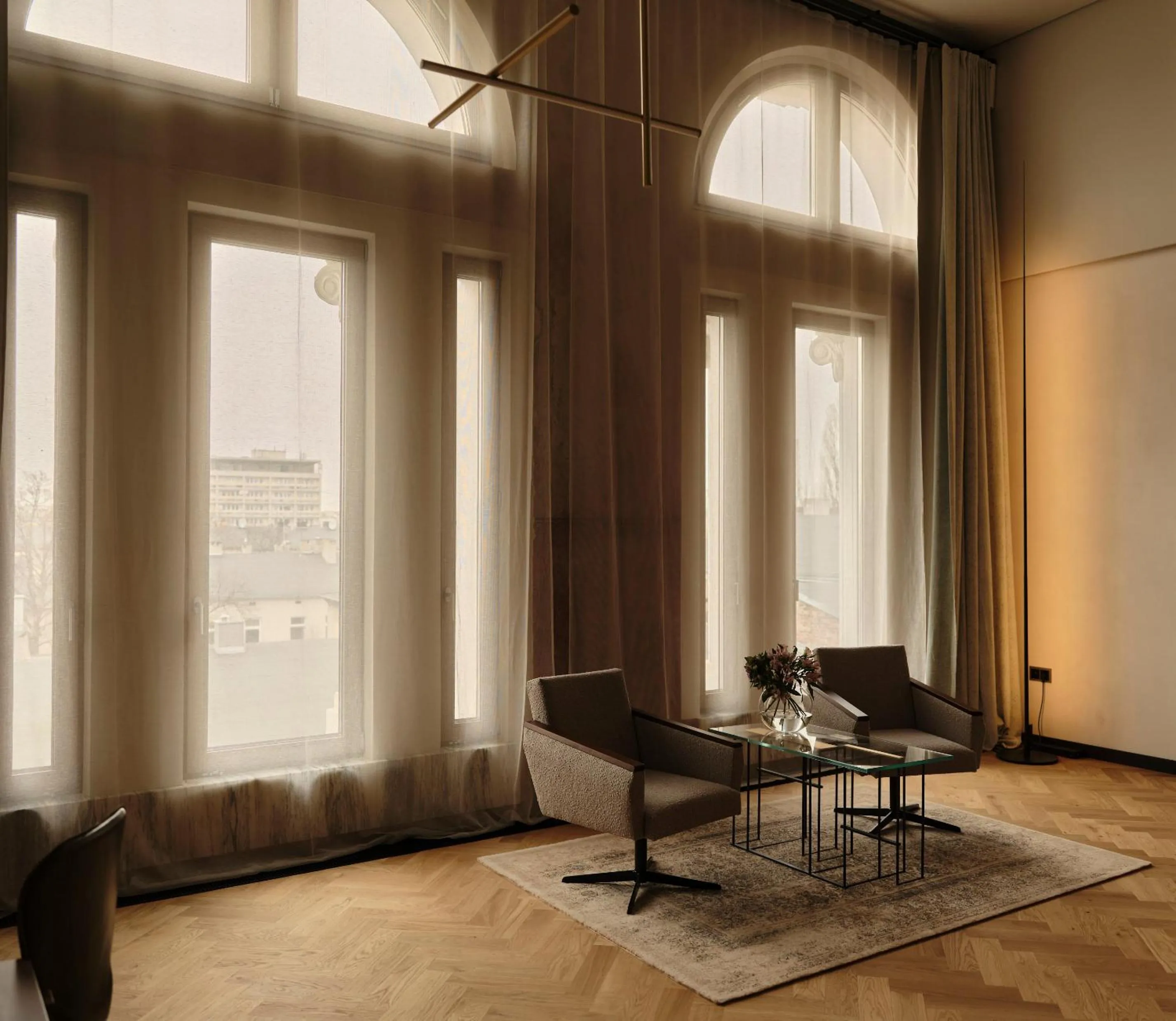 Seating area in Grand Hotel