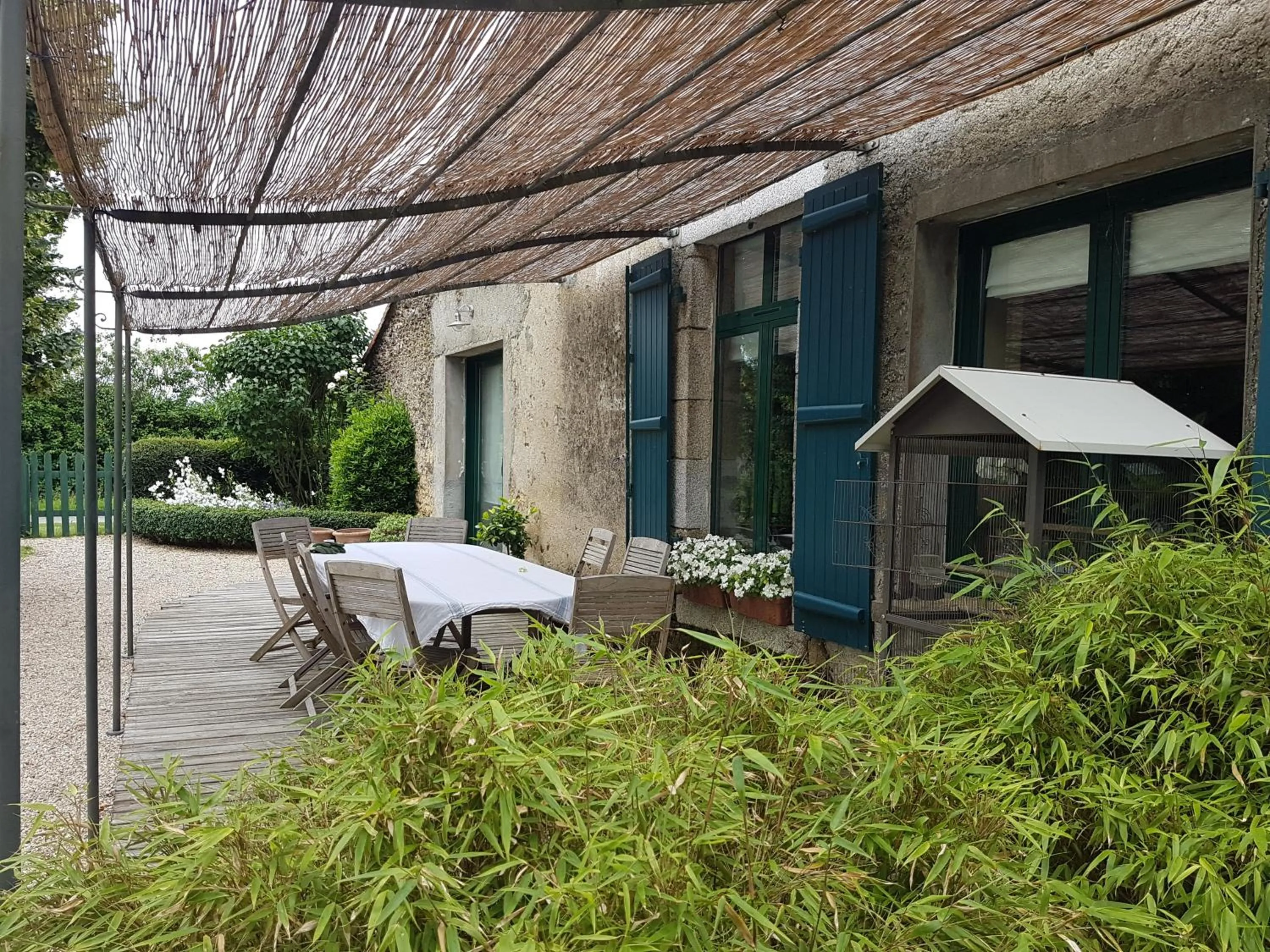 Balcony/Terrace in Le Vieux Logis de la Galocherie
