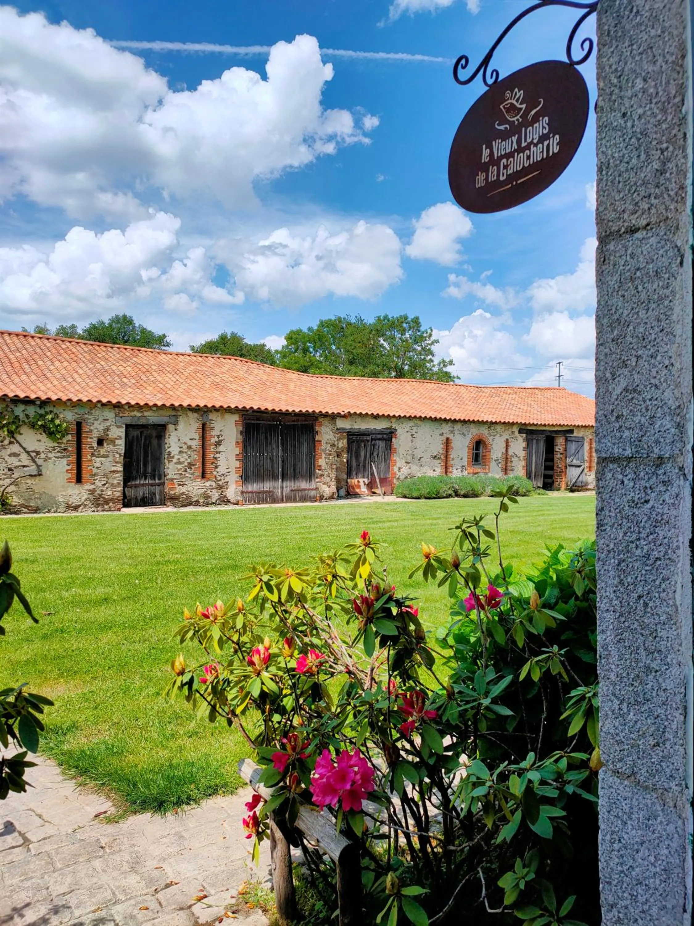 Garden in Le Vieux Logis de la Galocherie