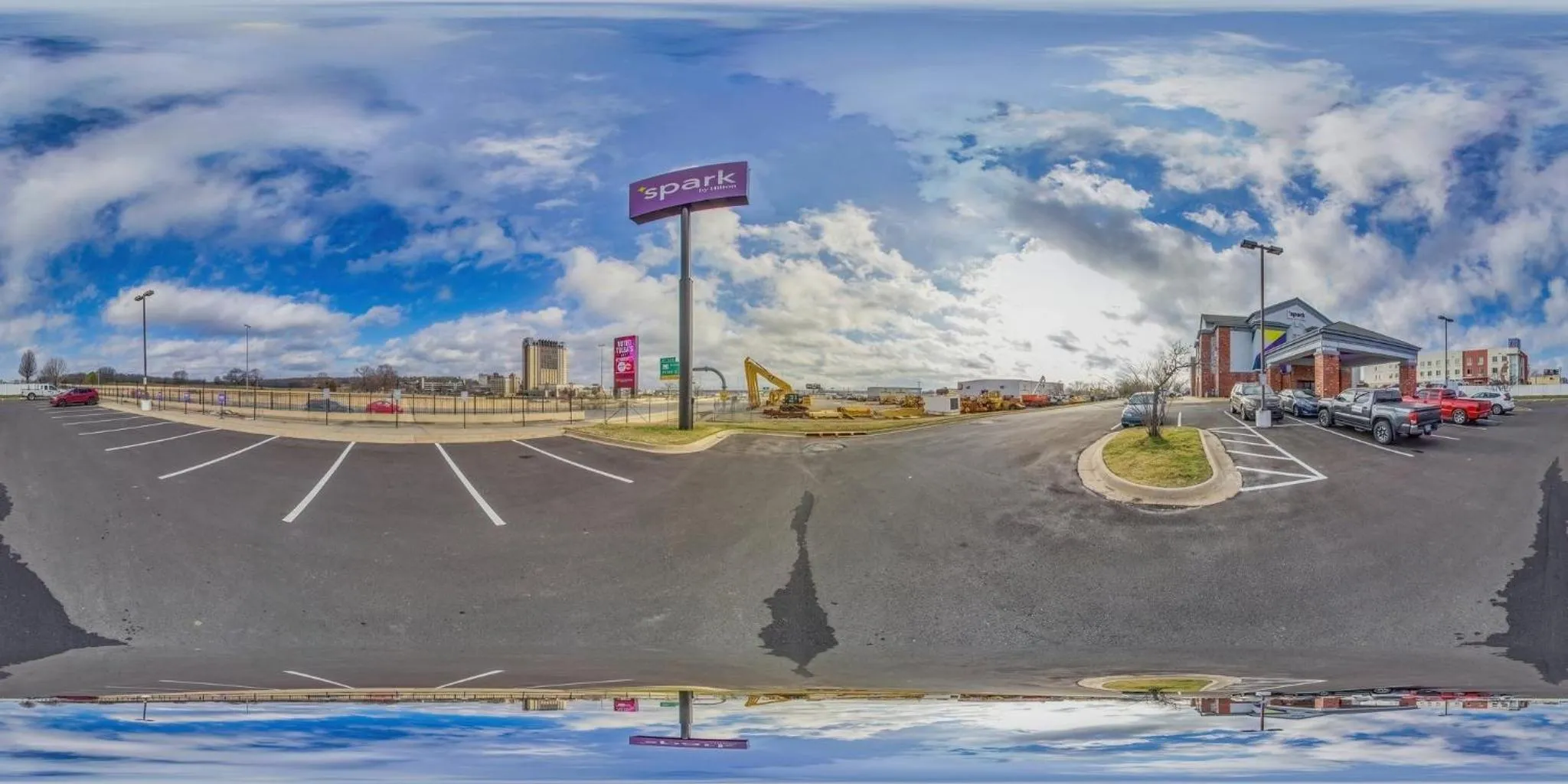 Parking in Spark by Hilton Catoosa Tulsa