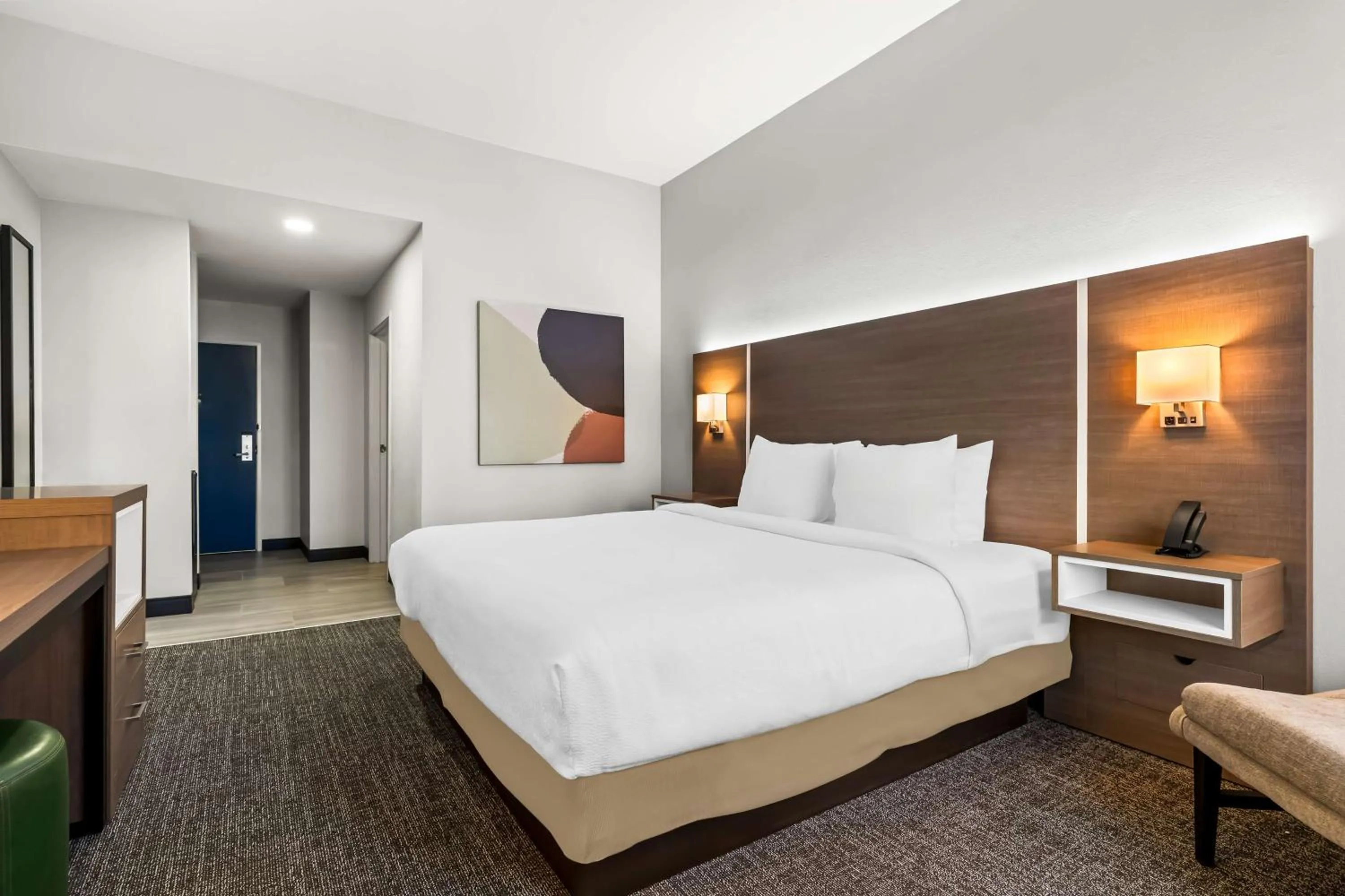 Bed in Spark by Hilton Catoosa Tulsa