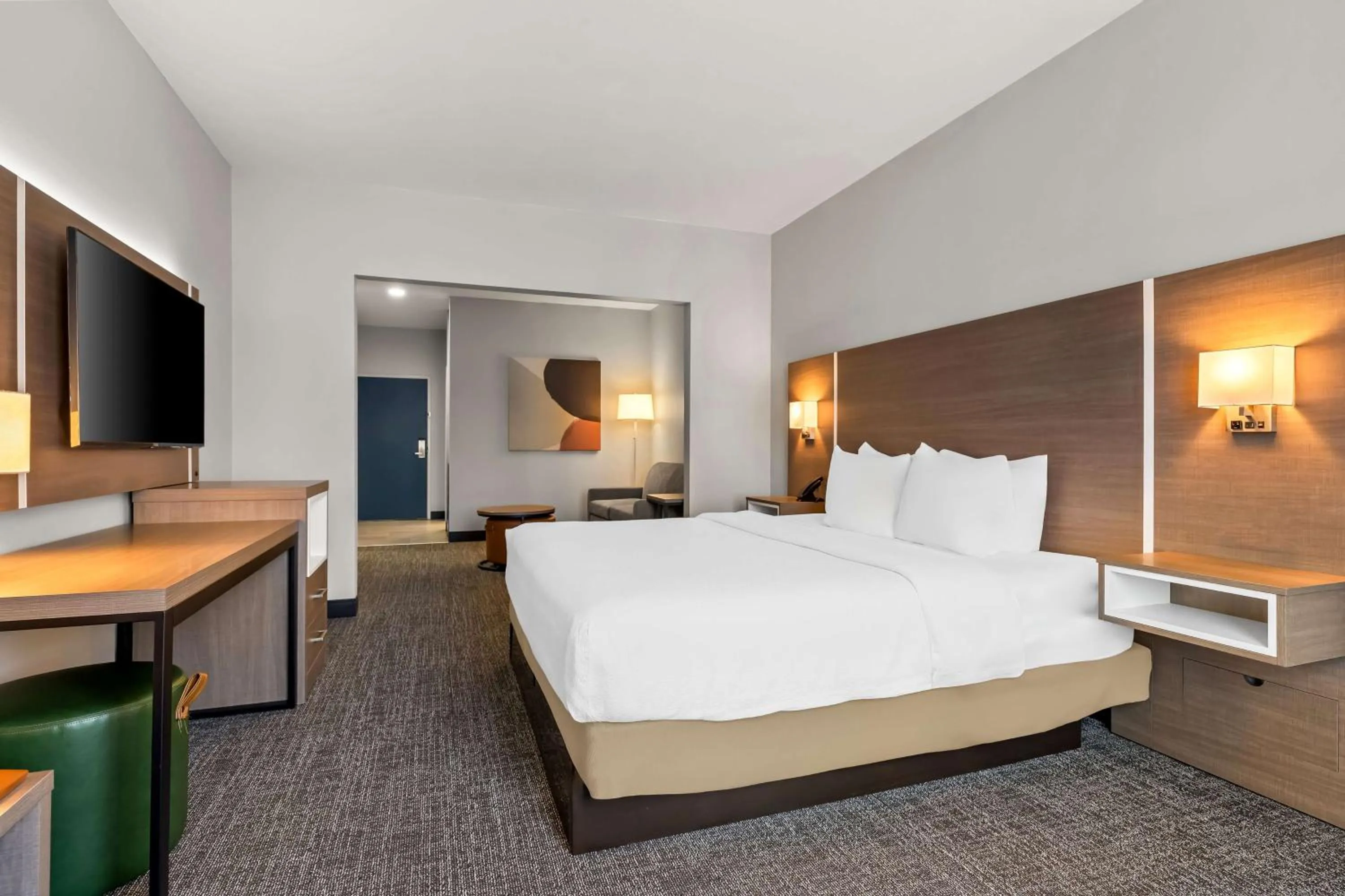 Bed in Spark by Hilton Catoosa Tulsa