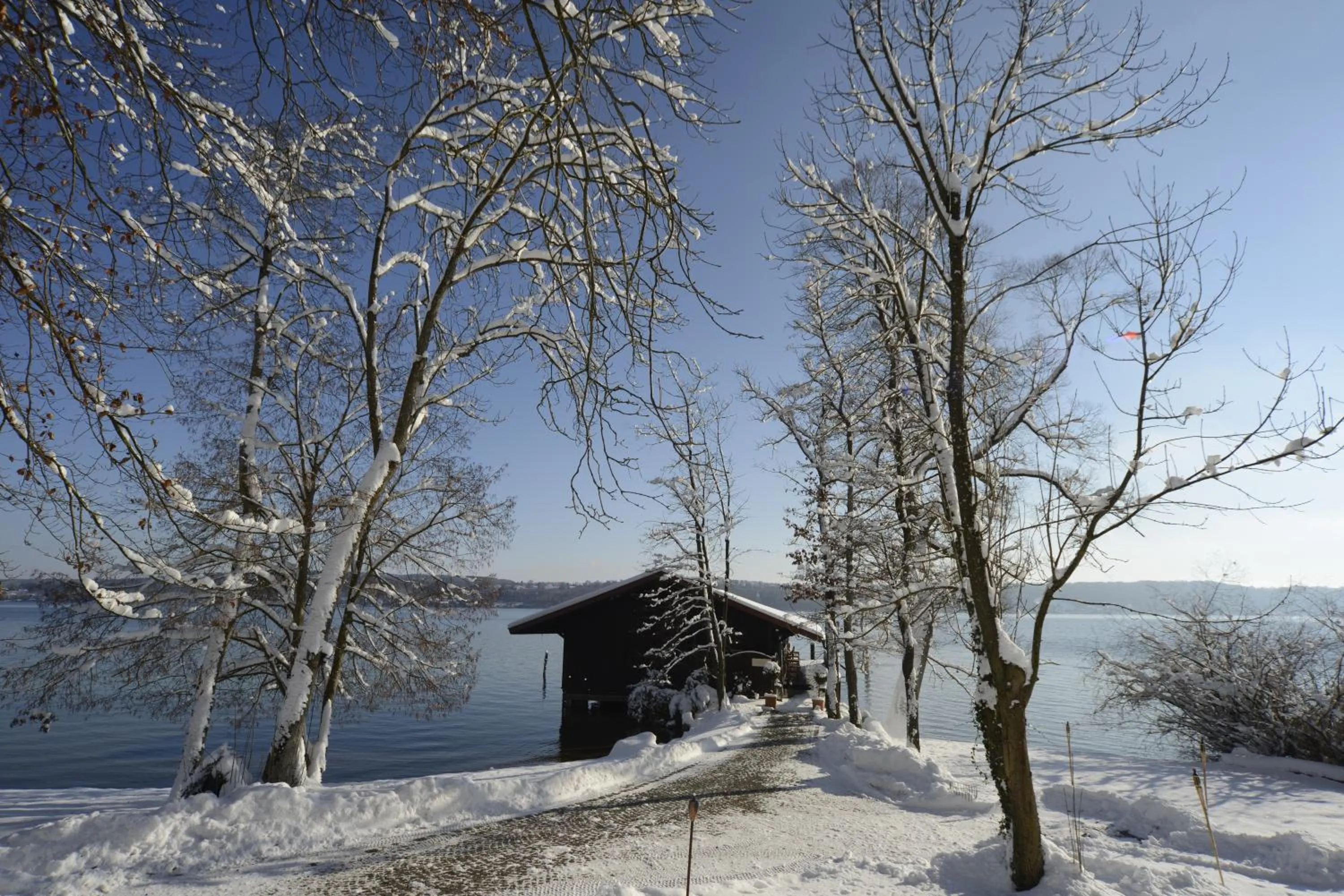Winter in LA VILLA am Starnberger See