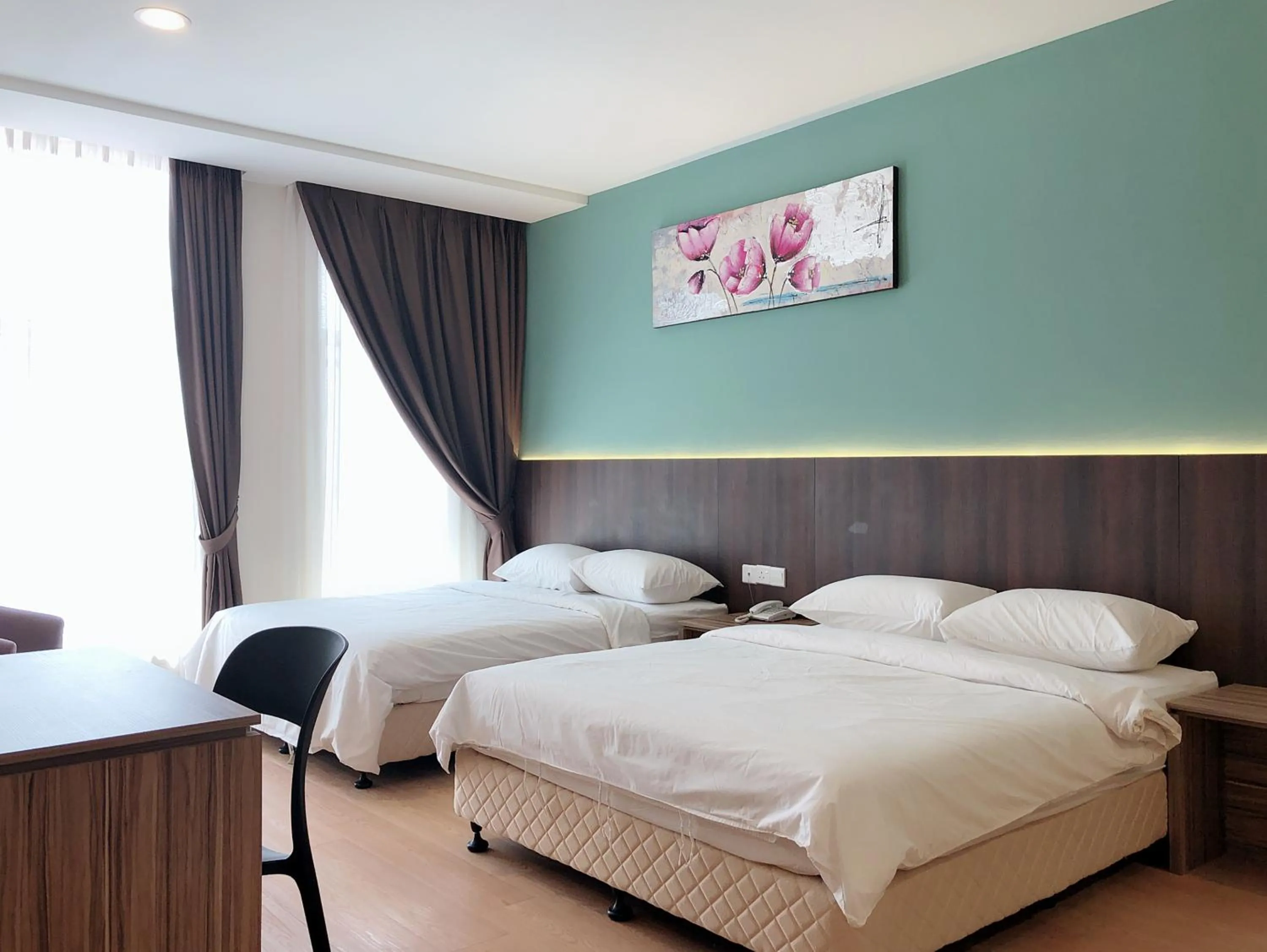 Bed in Tumike Hotel Bentong