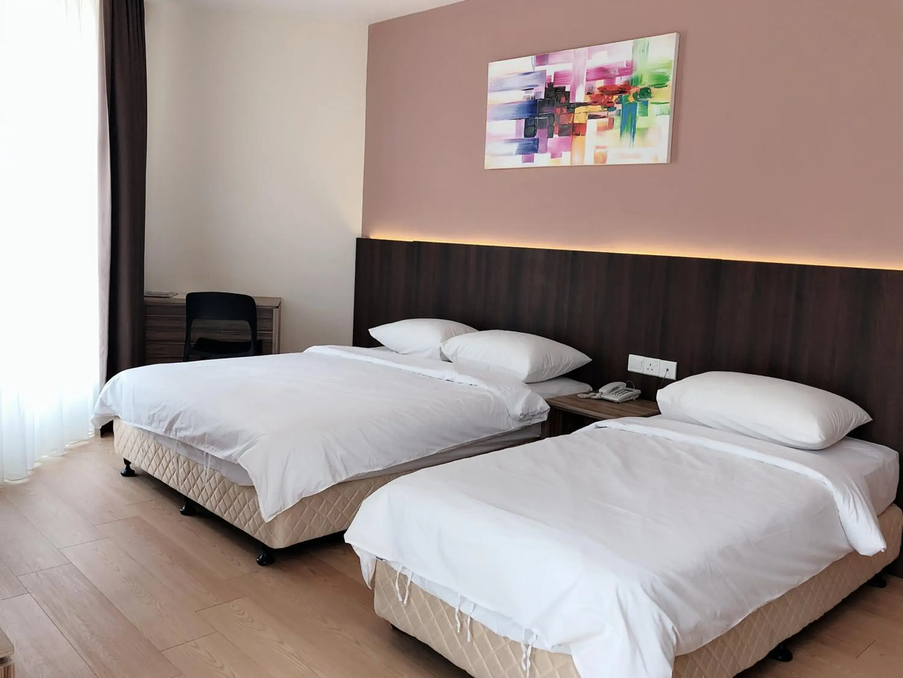 Bed in Tumike Hotel Bentong Bed in Tumike Hotel Bentong