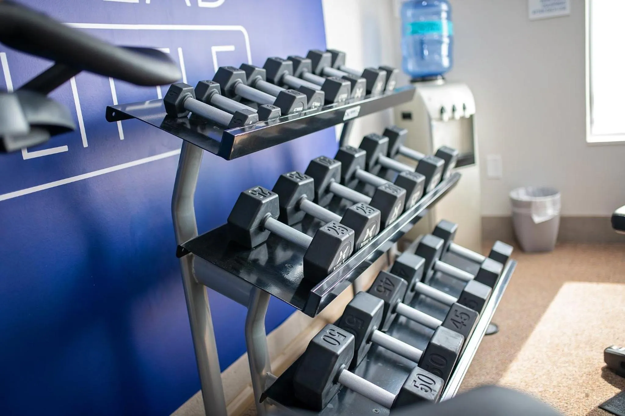 Fitness centre/facilities in Holiday Inn Express Hotel & Suites Center by IHG