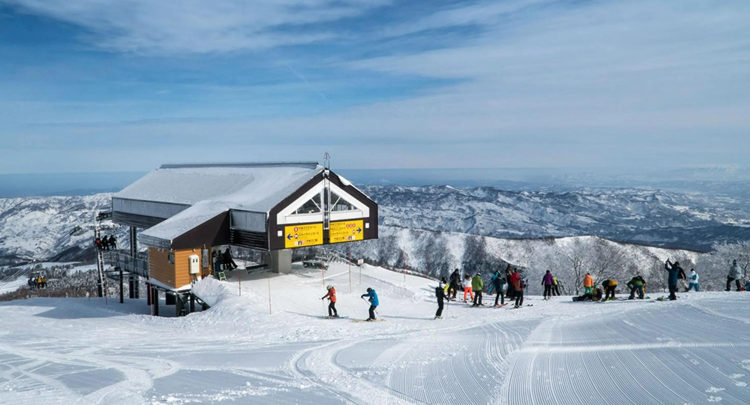 Skiing in Nozawa Central