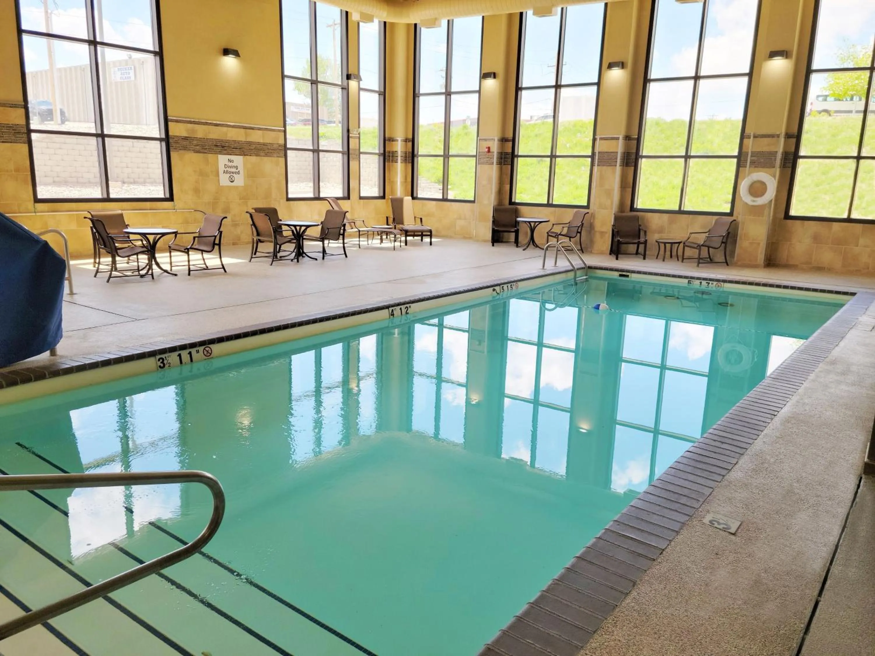 Swimming pool in Holiday Inn Express Casper I-25 by IHG