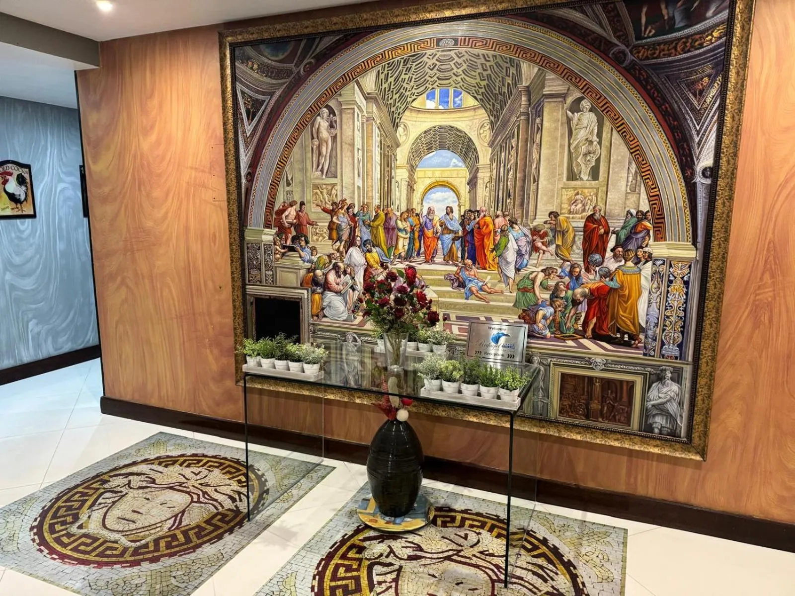 Decorative detail in Rafayel Hotel & Spa