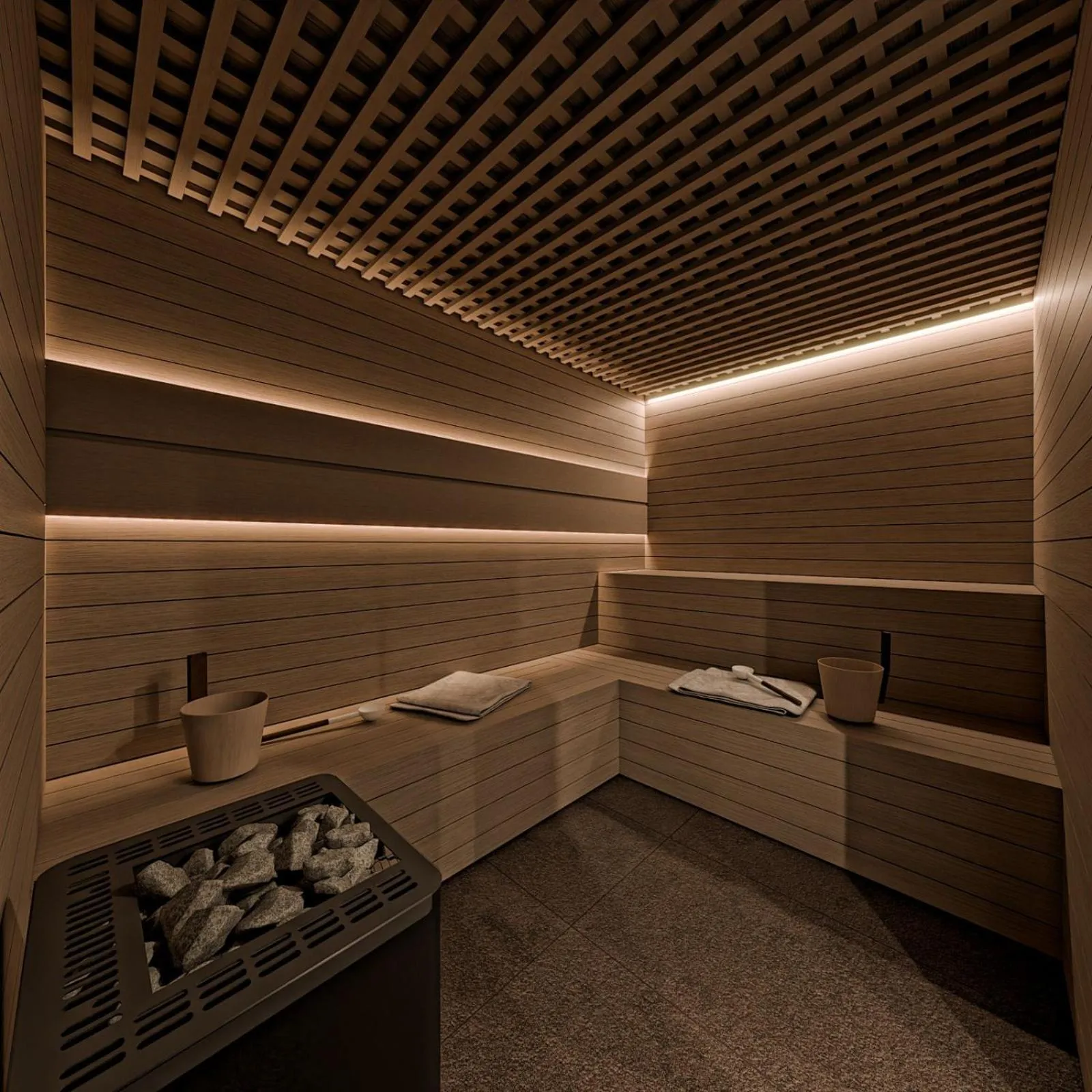 Sauna in Grand Cevahir Hotel Convention Center