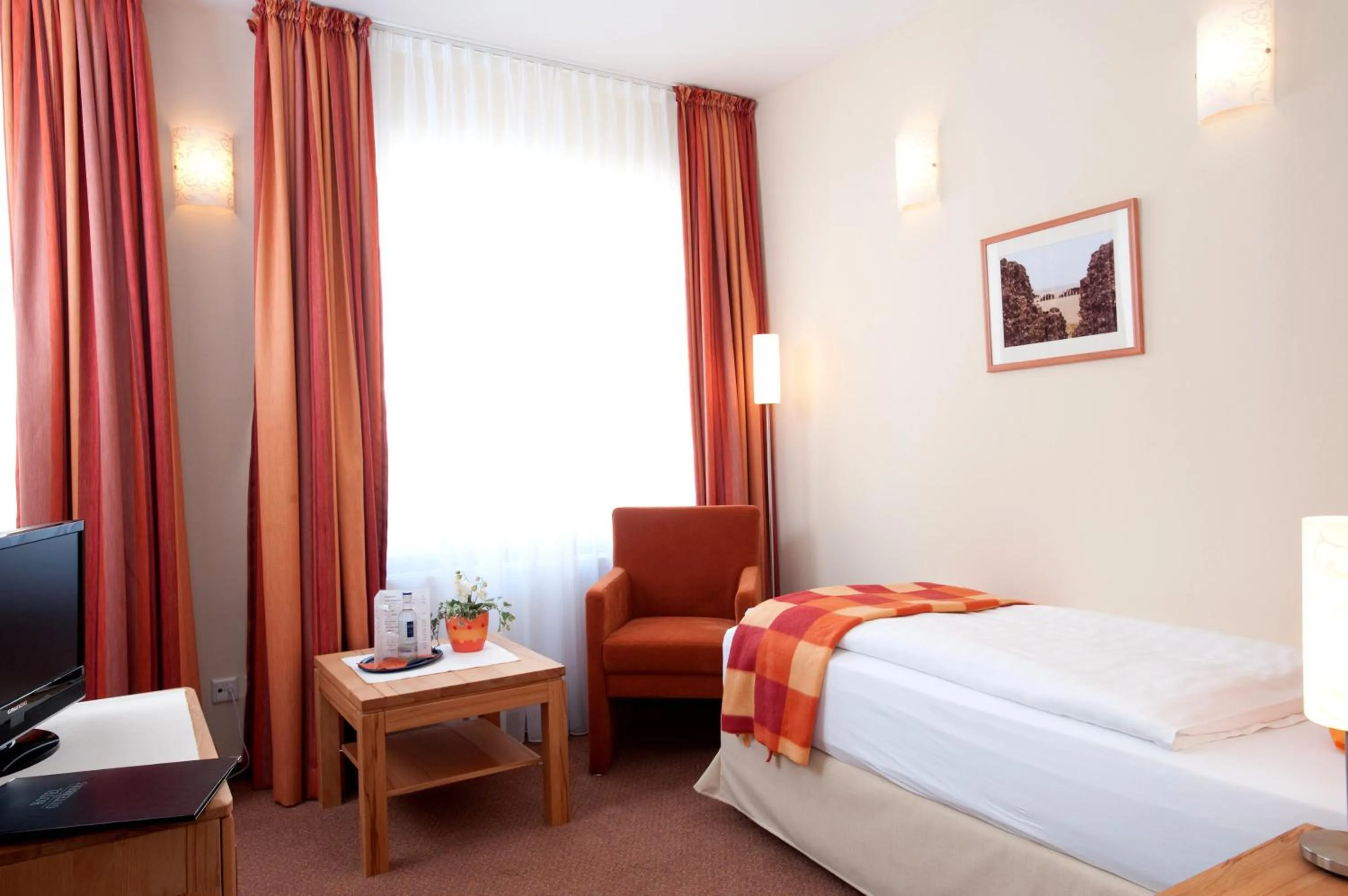 Bed in Hotel Gutenberg