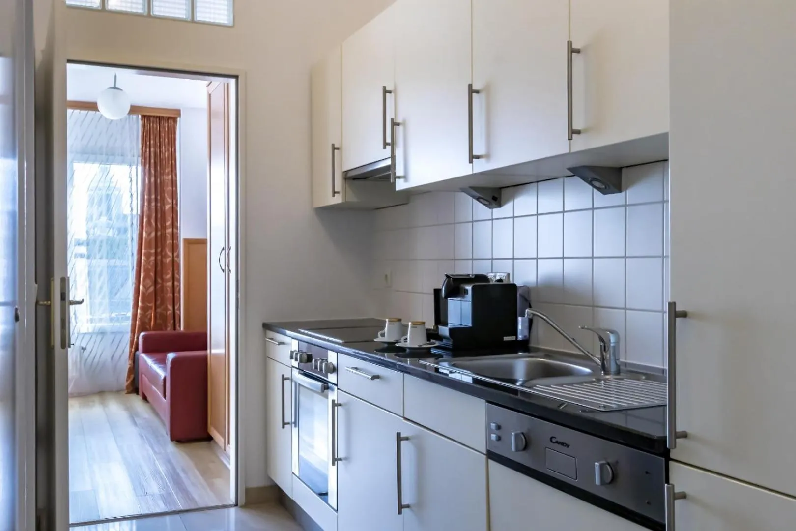 Kitchen or kitchenette in Hotel Corvinus Vienna