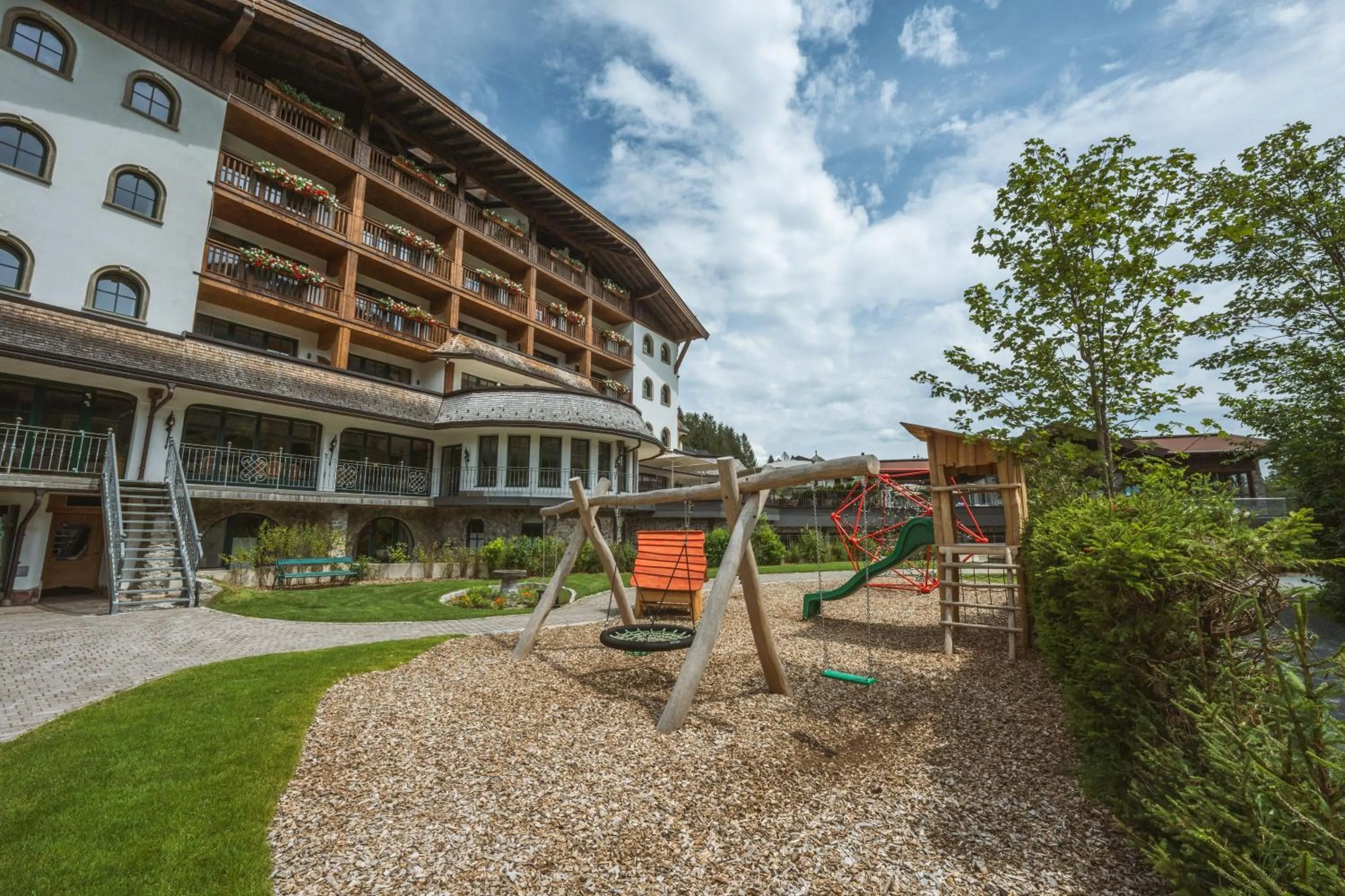 Garden in Hotel Jagdschlössl
