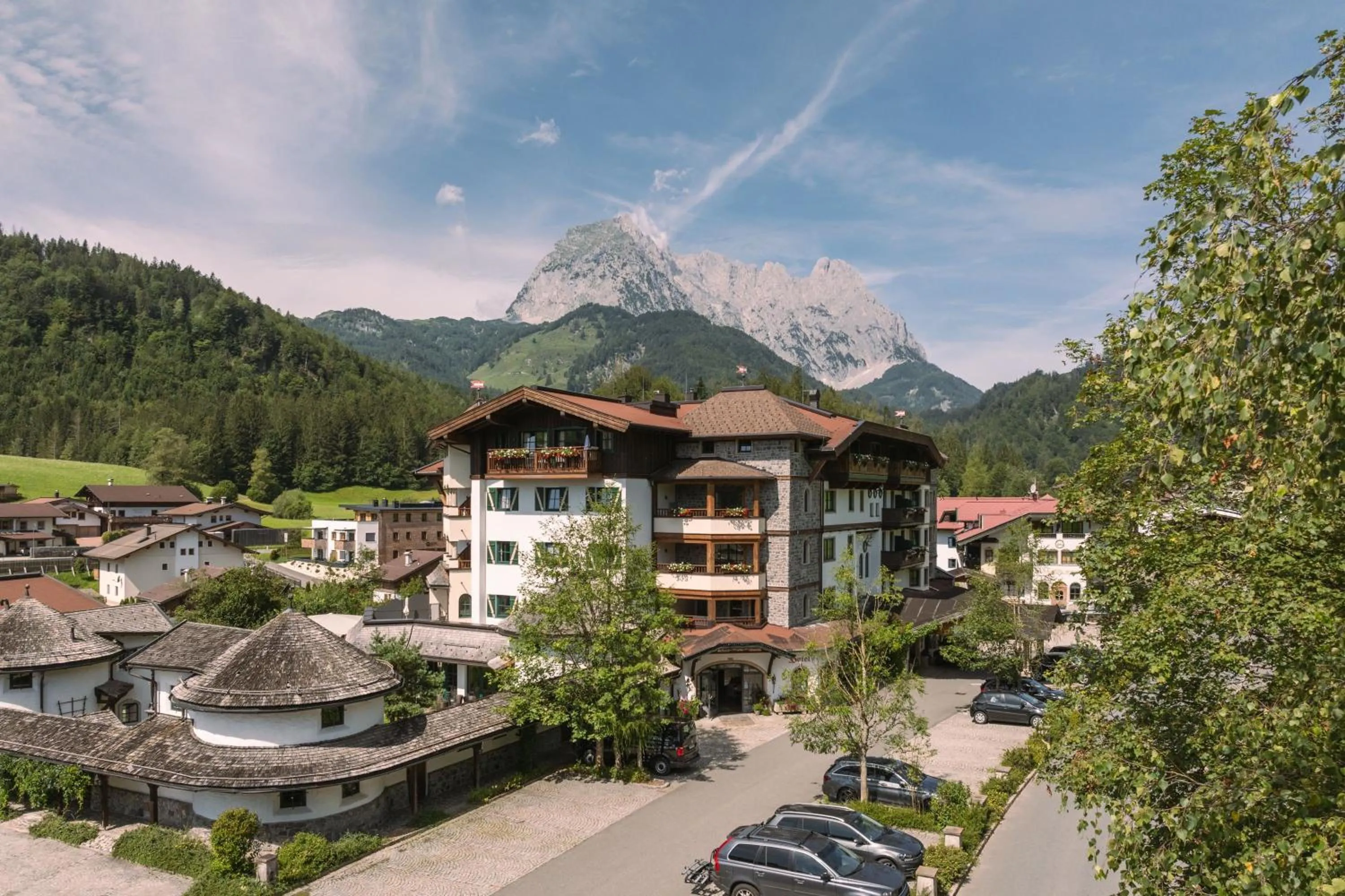 Property building in Hotel Jagdschlössl