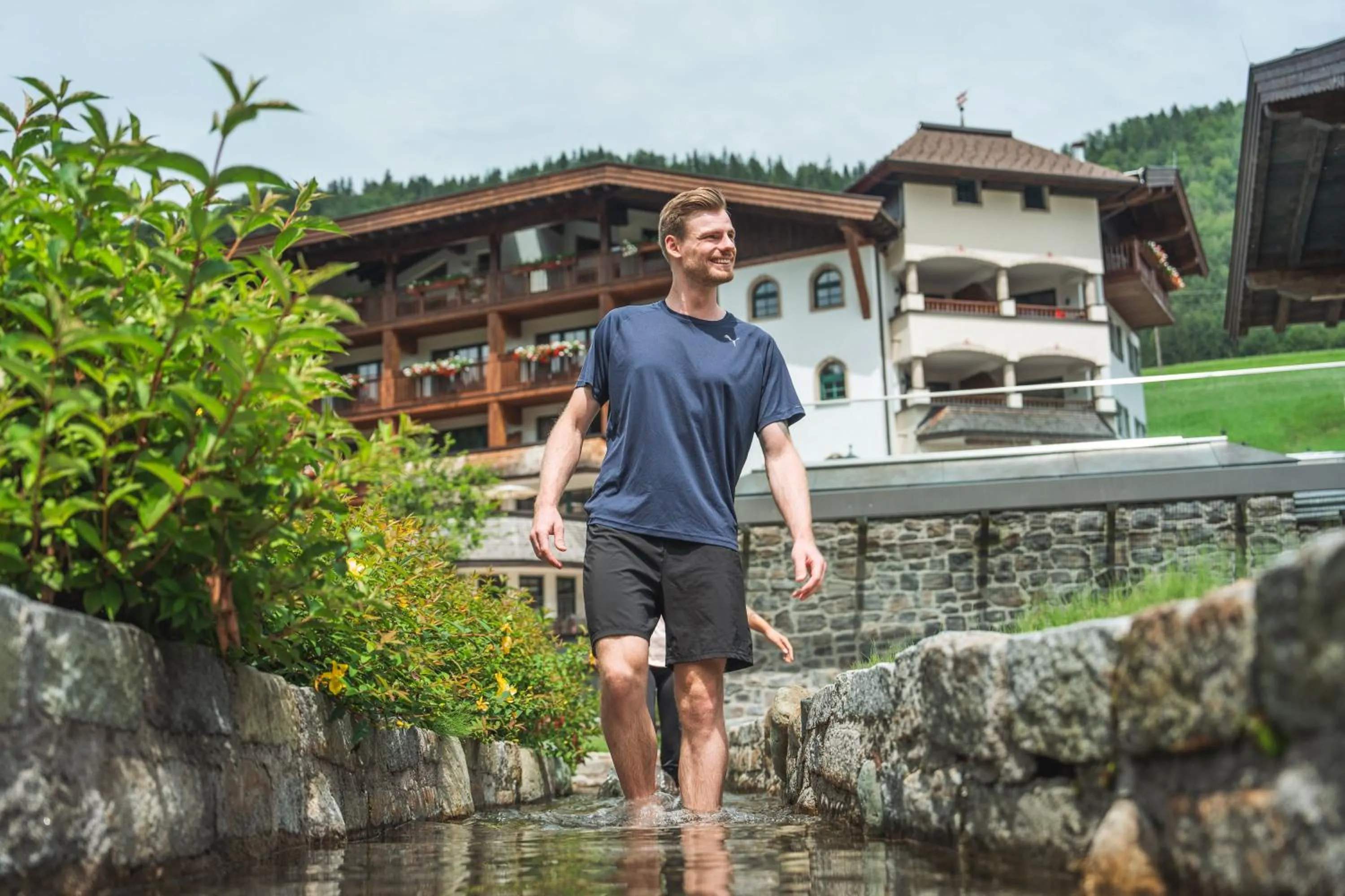 Garden in Hotel Jagdschlössl