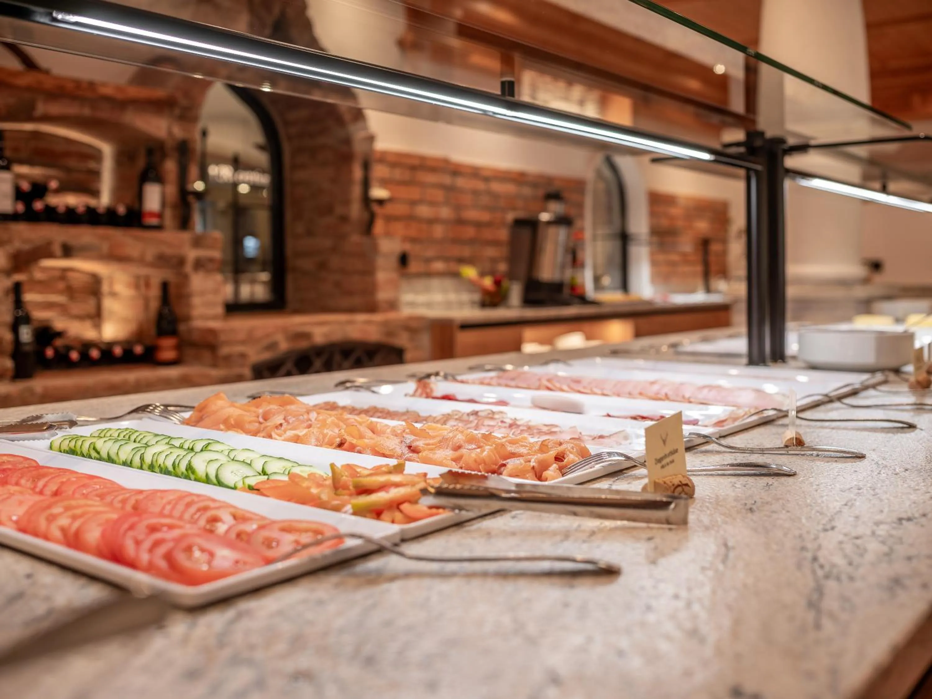 Buffet breakfast in Hotel Jagdschlössl