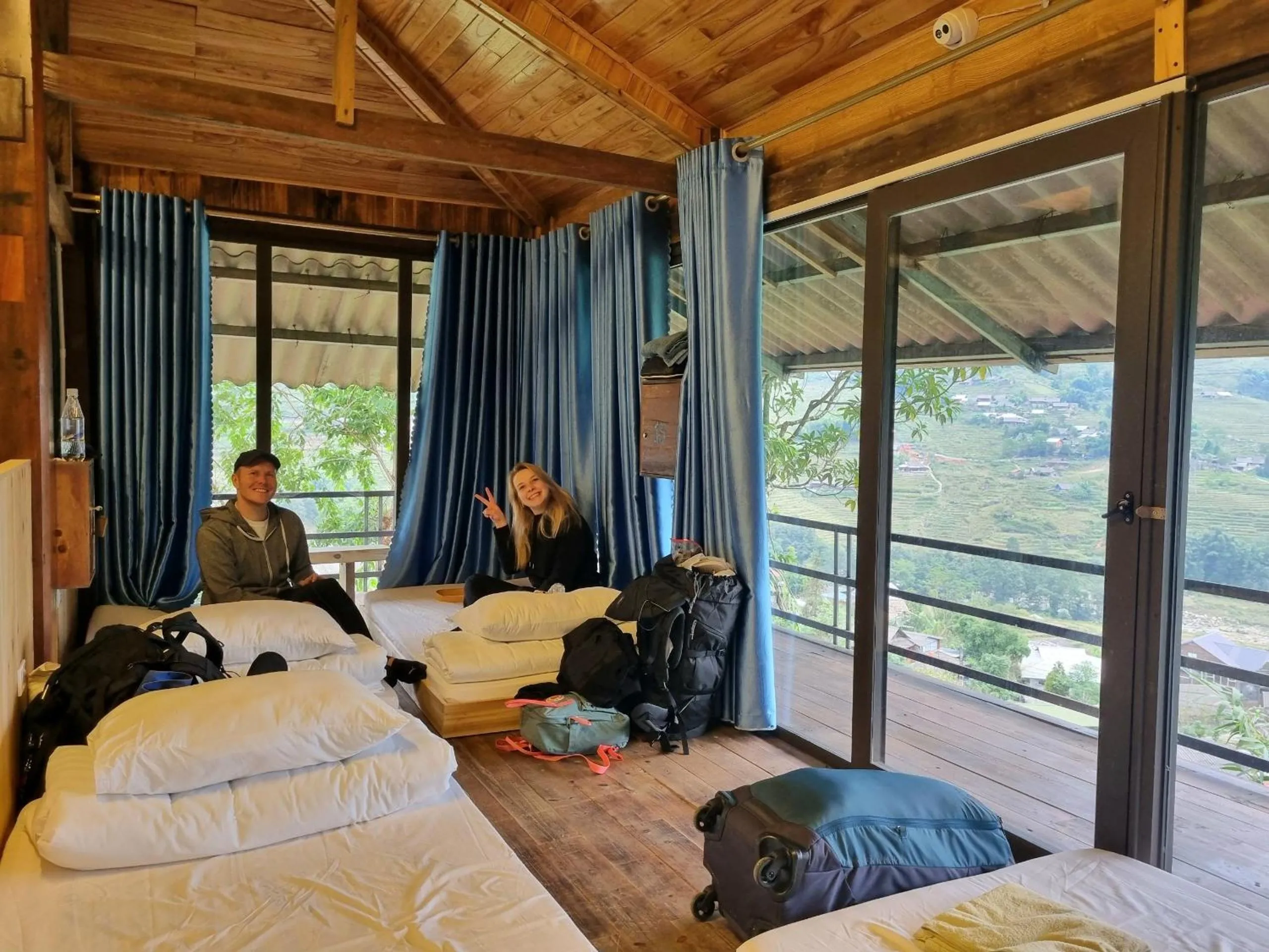 Bed in Tavan Chopai Homestay
