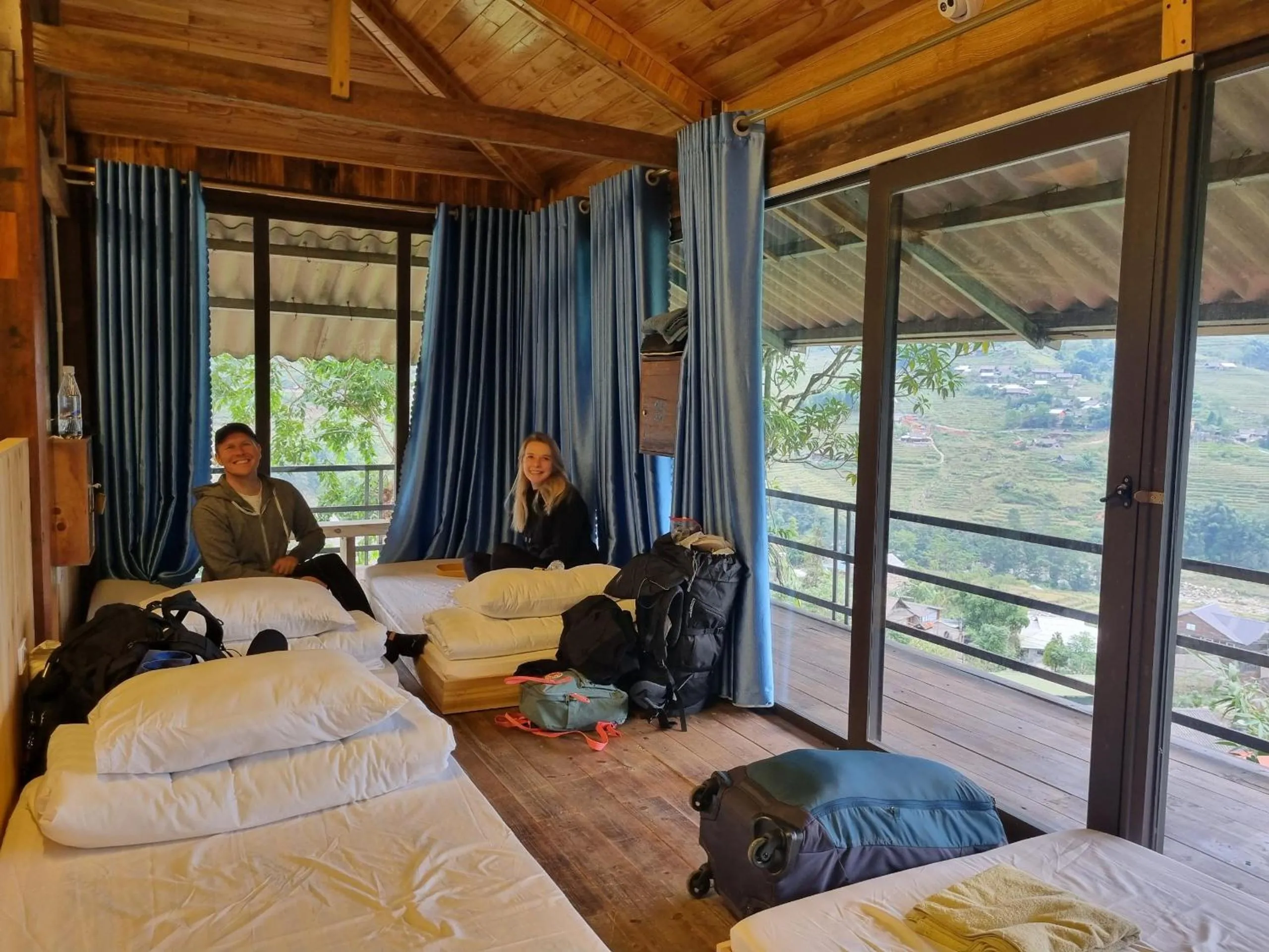 Bed in Tavan Chopai Homestay