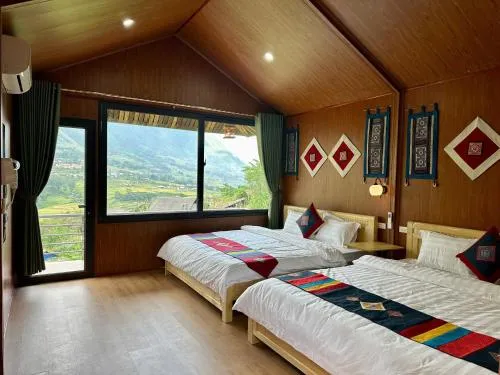 Bed in Tavan Chopai Homestay