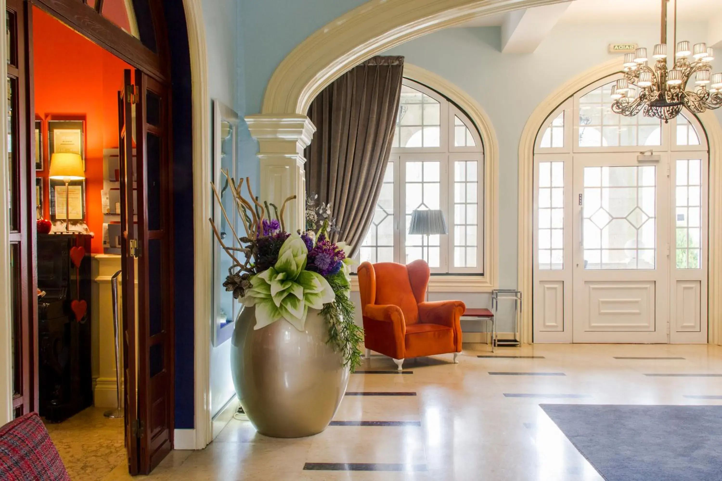 Lobby or reception in INATEL Palace S.Pedro Do Sul Lobby or reception in INATEL Palace S.Pedro Do Sul