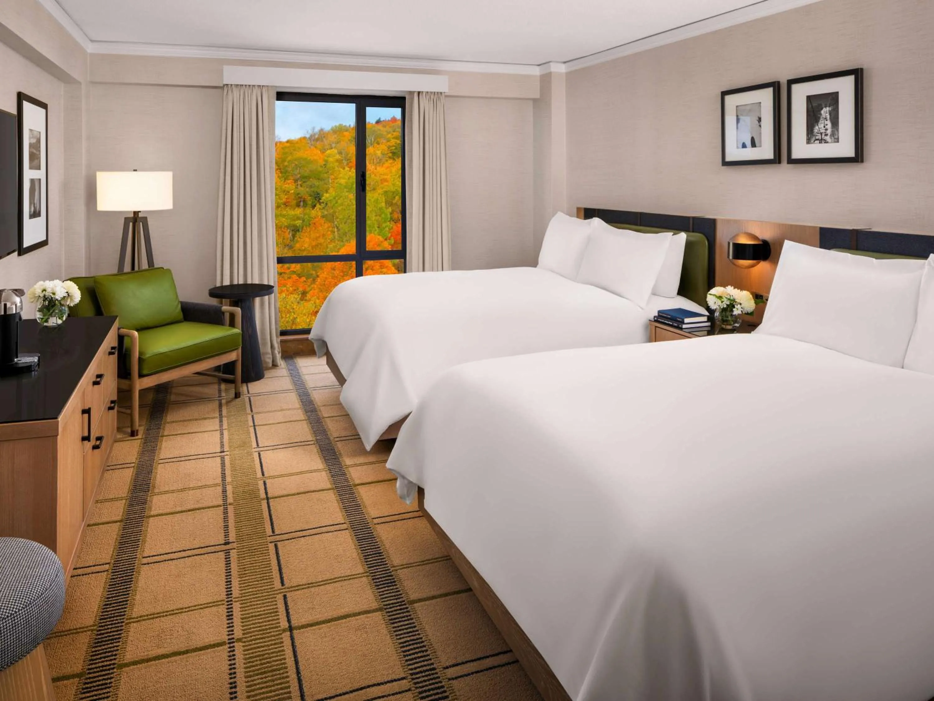 Fairmont Luxury Room with Two Queen Beds - Newly Renovated in Fairmont Tremblant