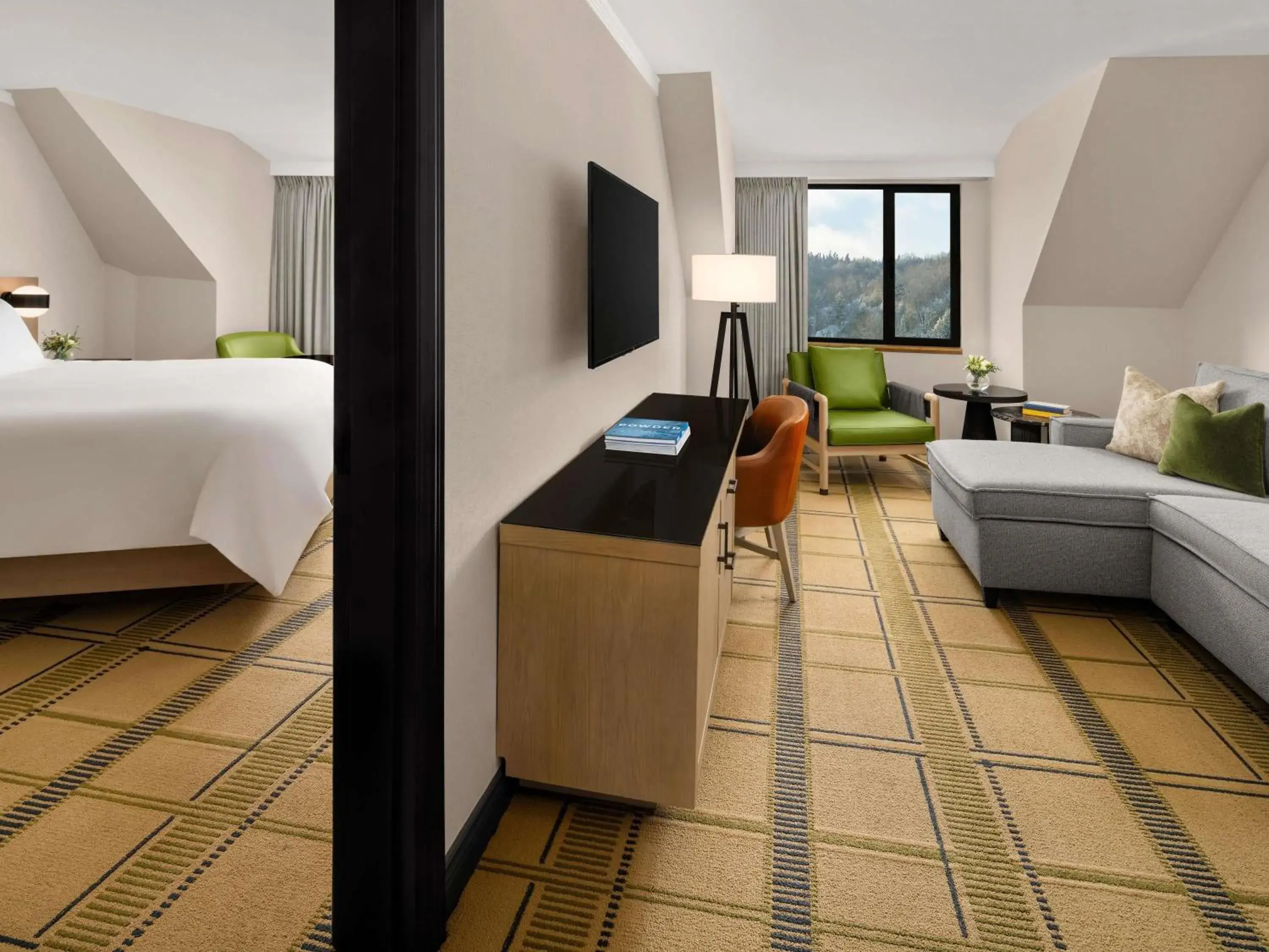 Bedroom, Bed in Fairmont Tremblant Bedroom, Bed in Fairmont Tremblant