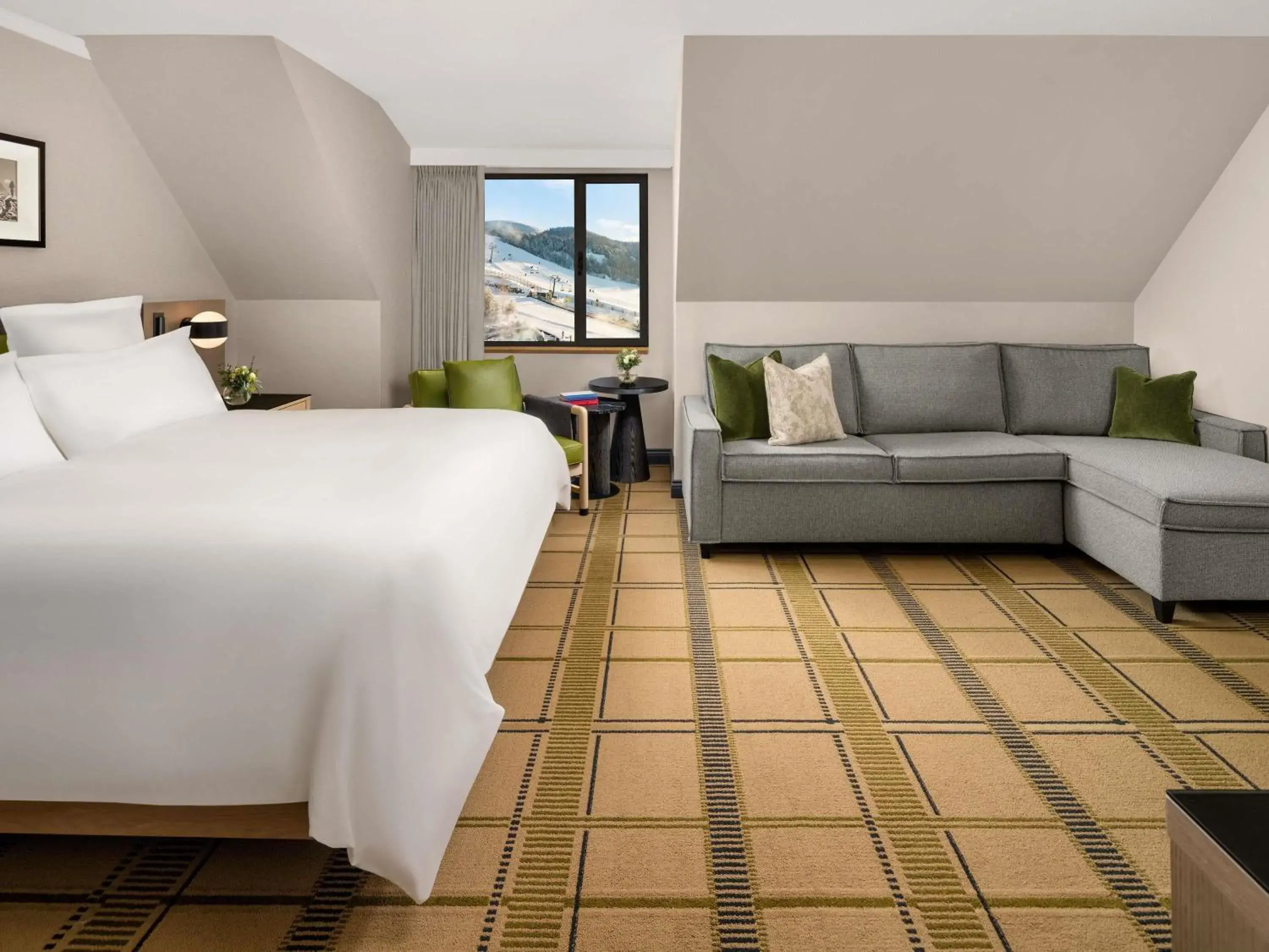 Bedroom, Bed in Fairmont Tremblant Bedroom, Bed in Fairmont Tremblant