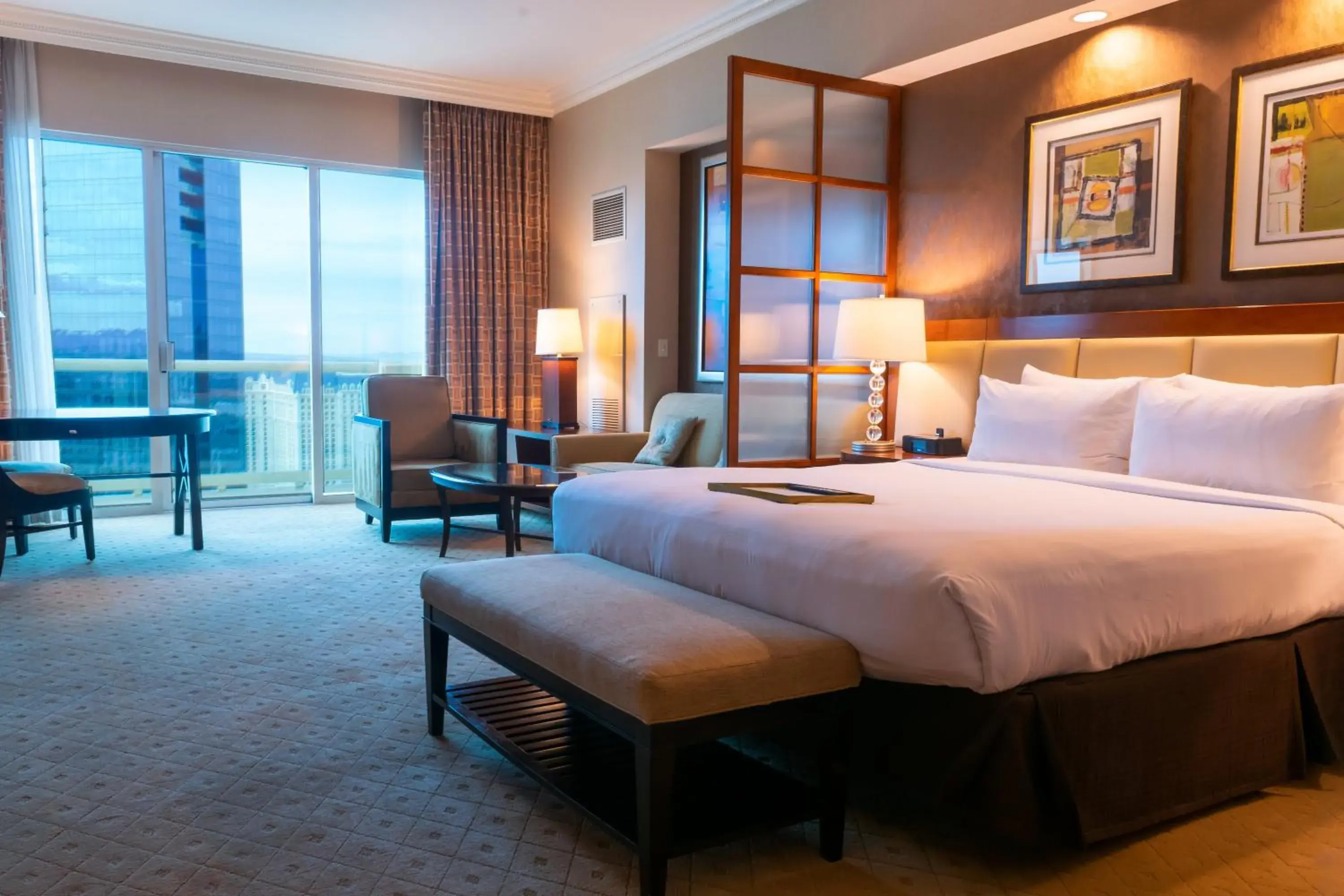 Balcony Deluxe Suite in The Signature at MGM Grand - All Suites Balcony Deluxe Suite in The Signature at MGM Grand - All Suites