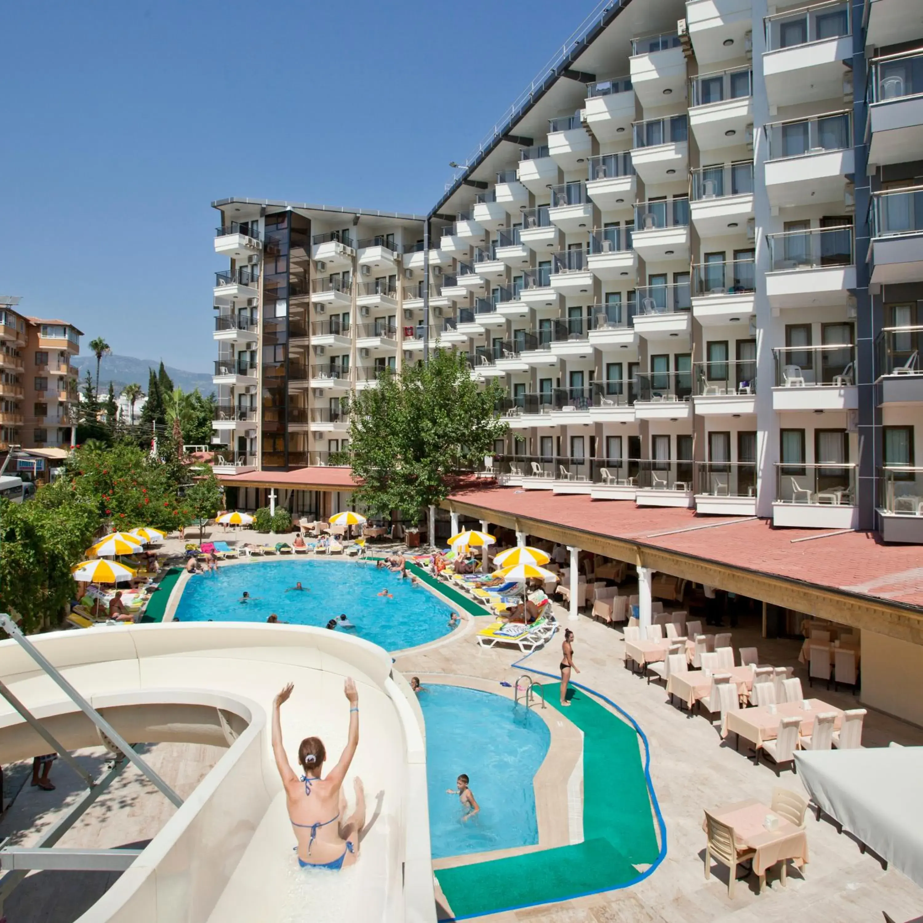 Facade/entrance, Pool View in Monte Carlo Hotel
