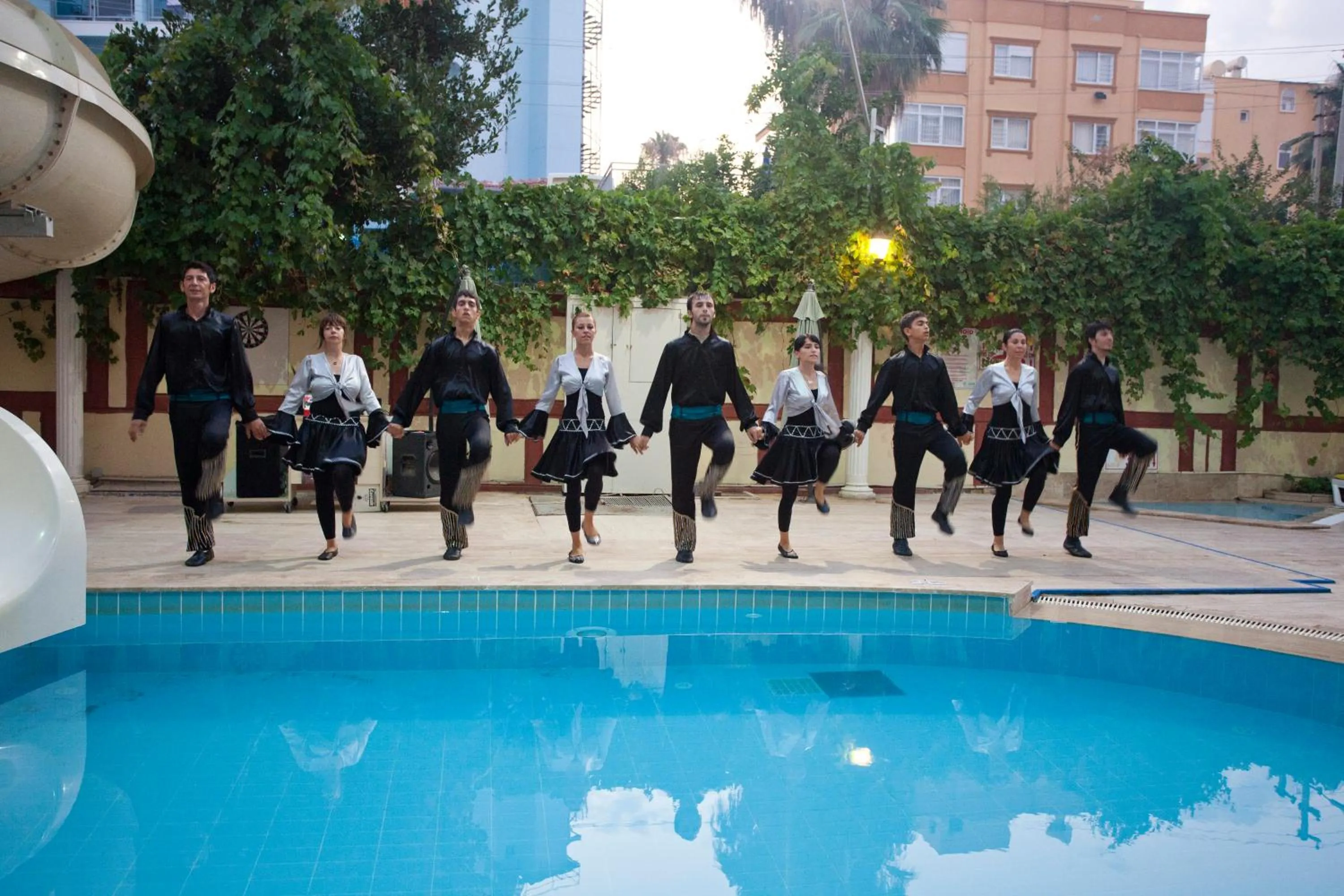 Swimming pool in Monte Carlo Hotel