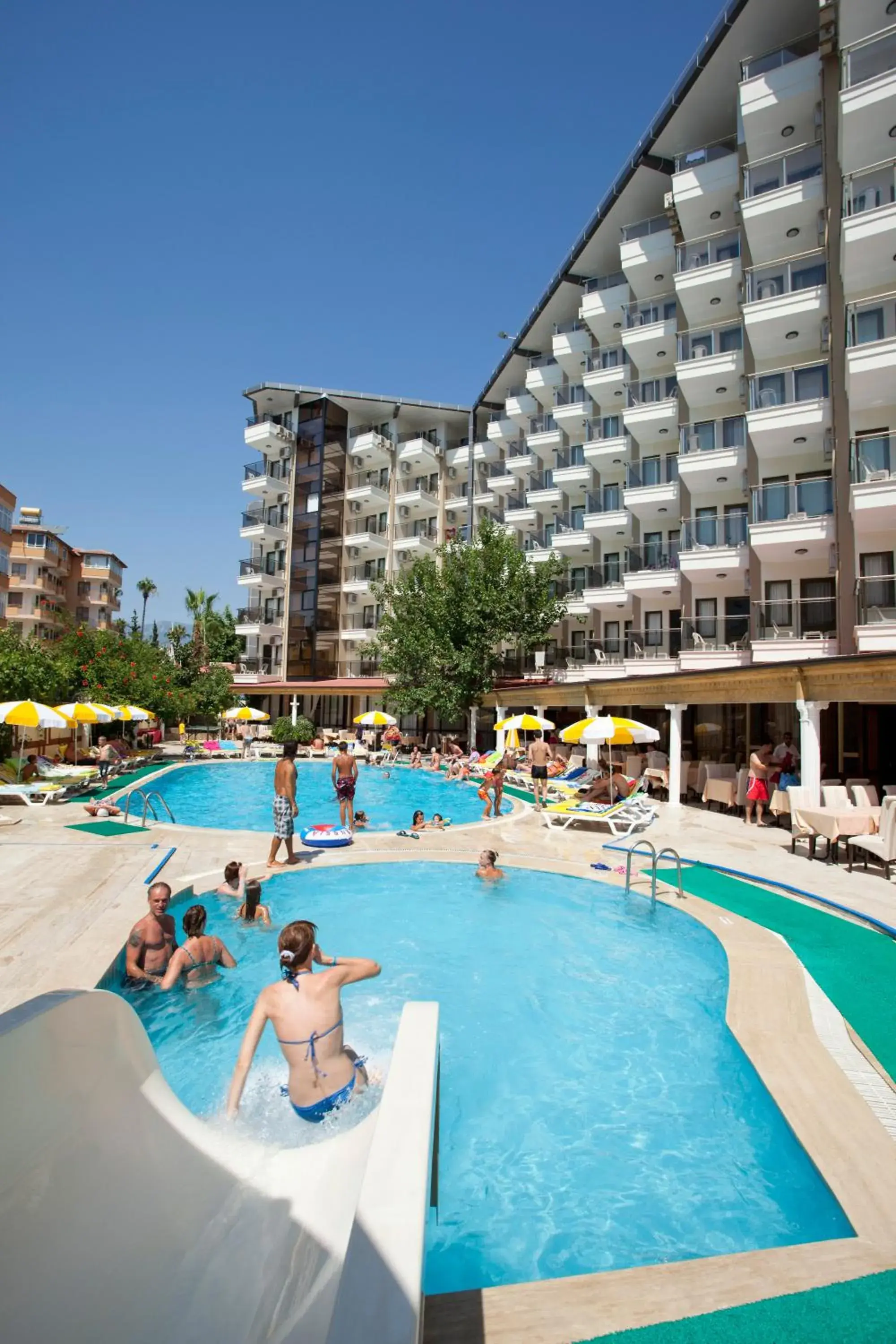 Facade/entrance, Swimming Pool in Monte Carlo Hotel